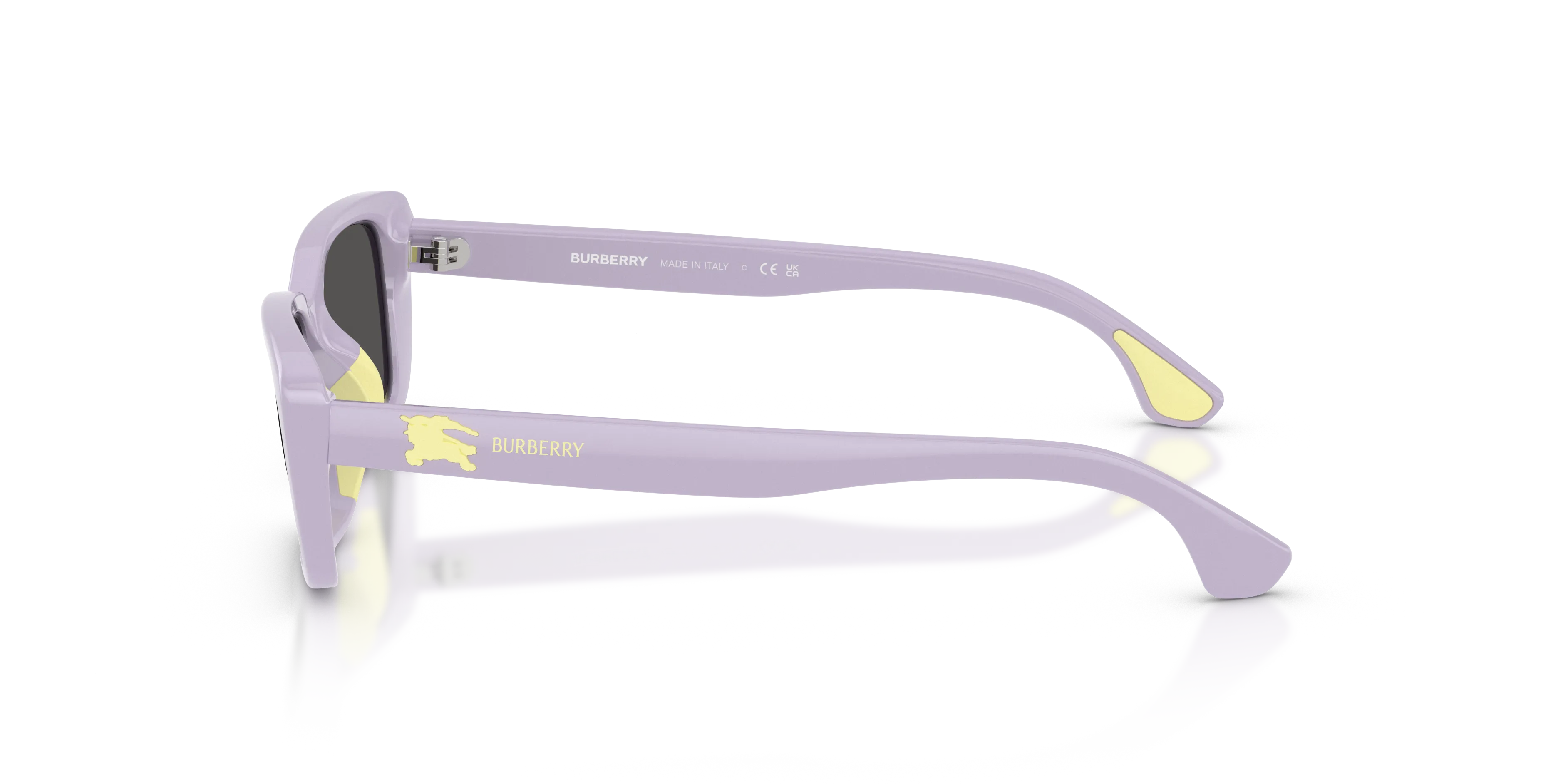Burberry JB4006U 422887 Occhiali da sole bambino Iniettato Viola Grigio Squadrata Normale - immagine 4