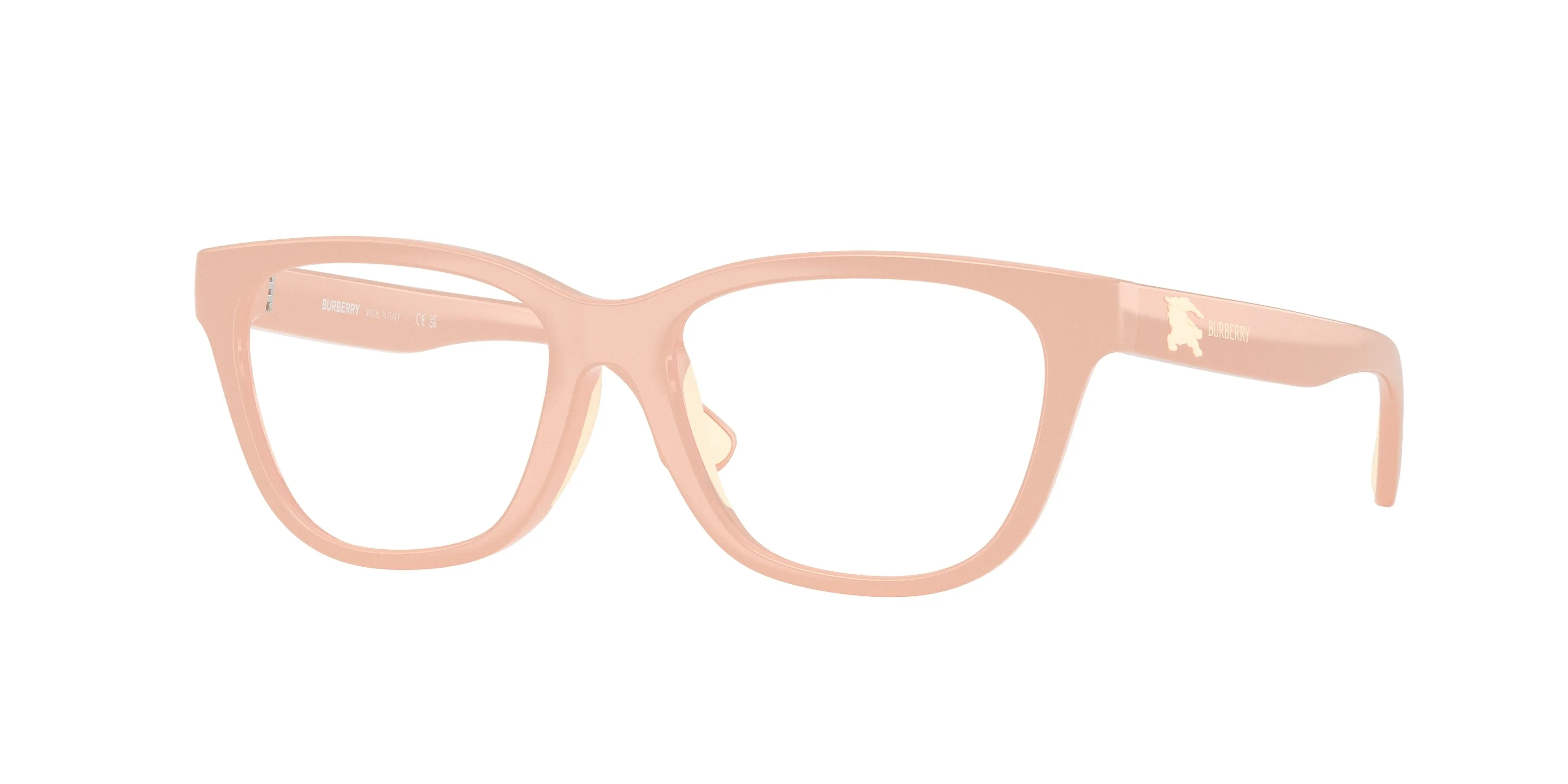 Burberry JB2020U 4229 Montature da vista bambino Iniettato Rosa Trasparente Cat Eye Normale - immagine 1