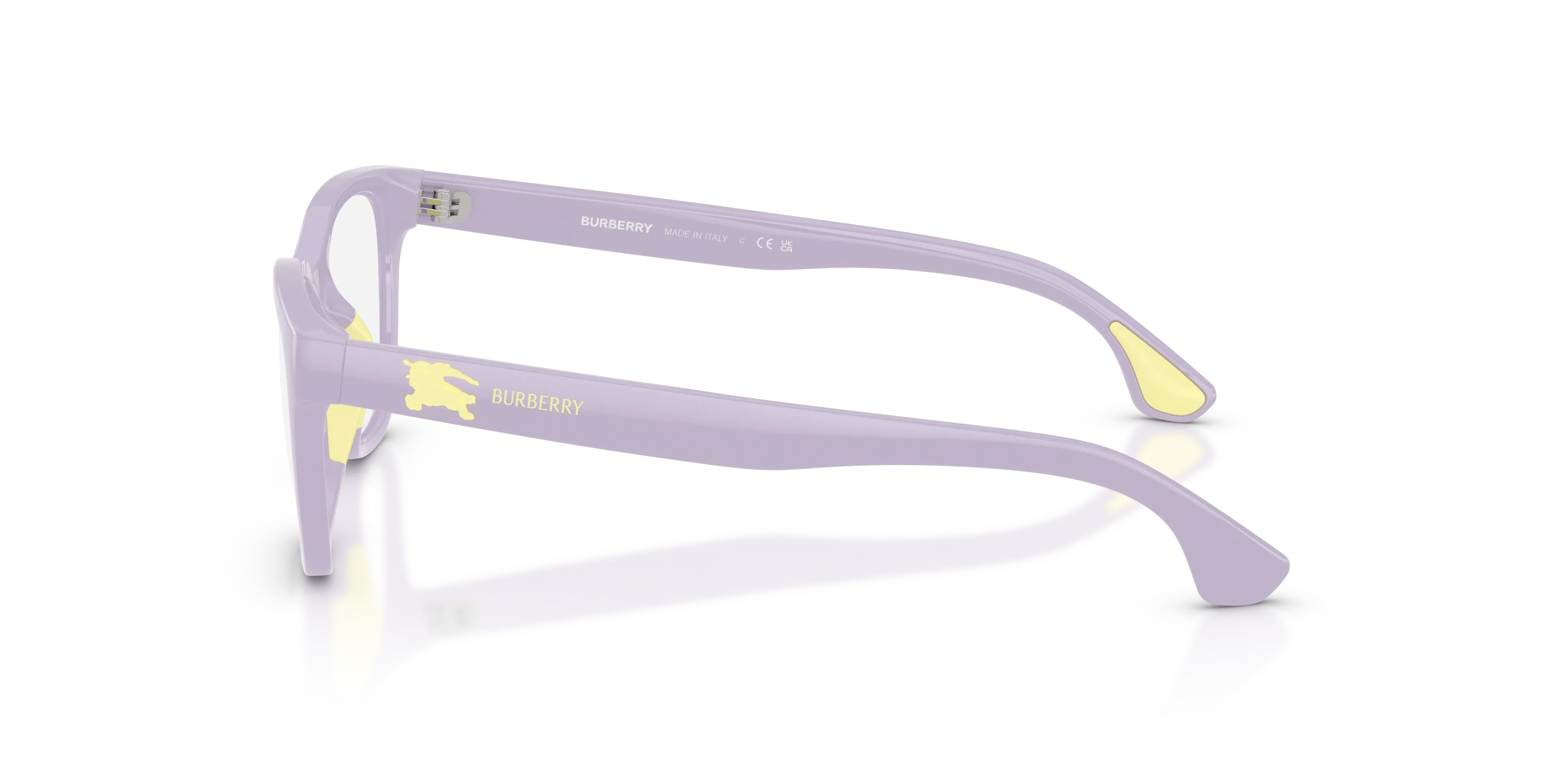 Burberry JB2020U 4228 Montature da vista bambino Iniettato Viola Trasparente Cat Eye Normale - immagine 4