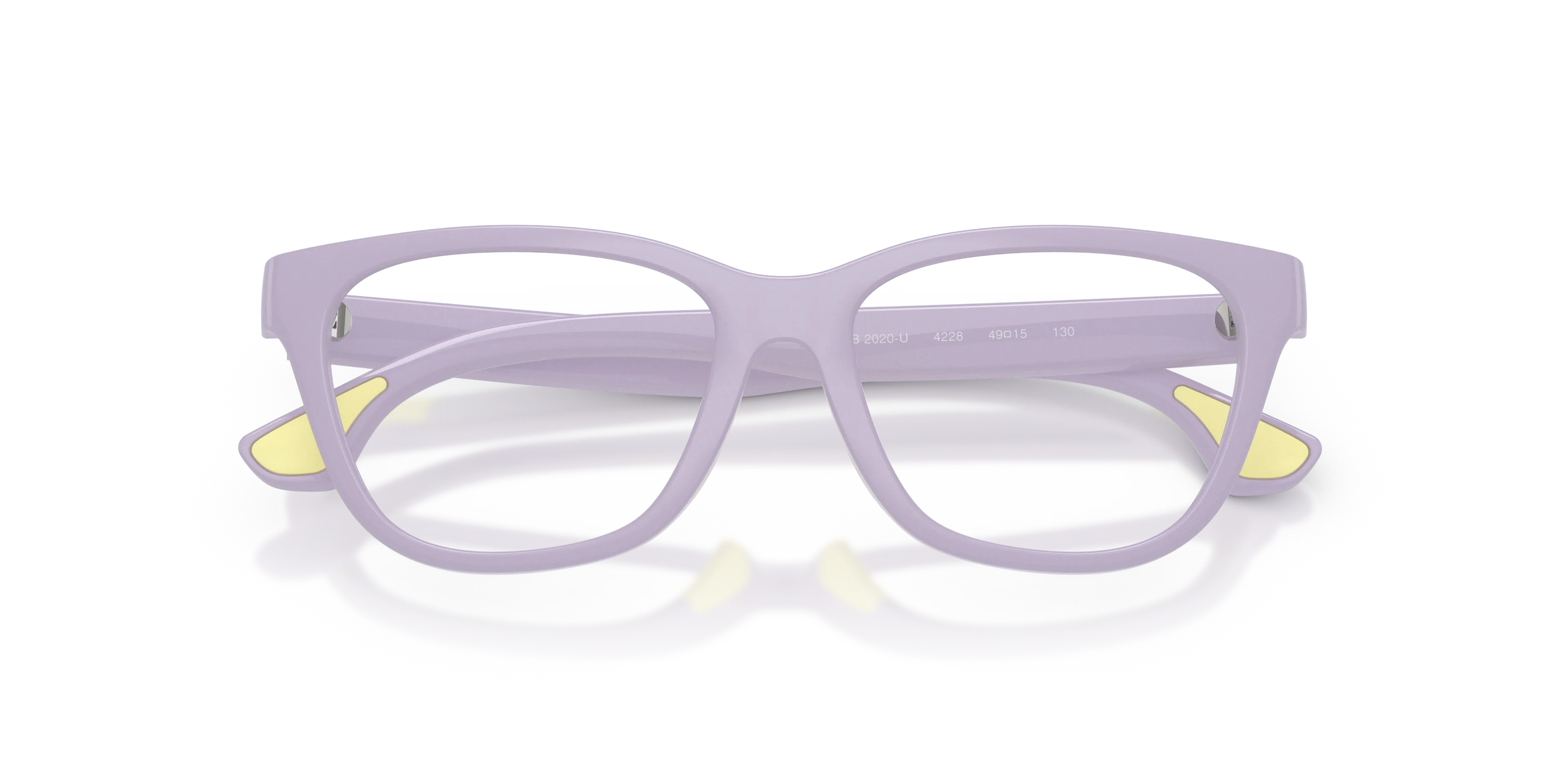 Burberry JB2020U 4228 Montature da vista bambino Iniettato Viola Trasparente Cat Eye Normale - immagine 2