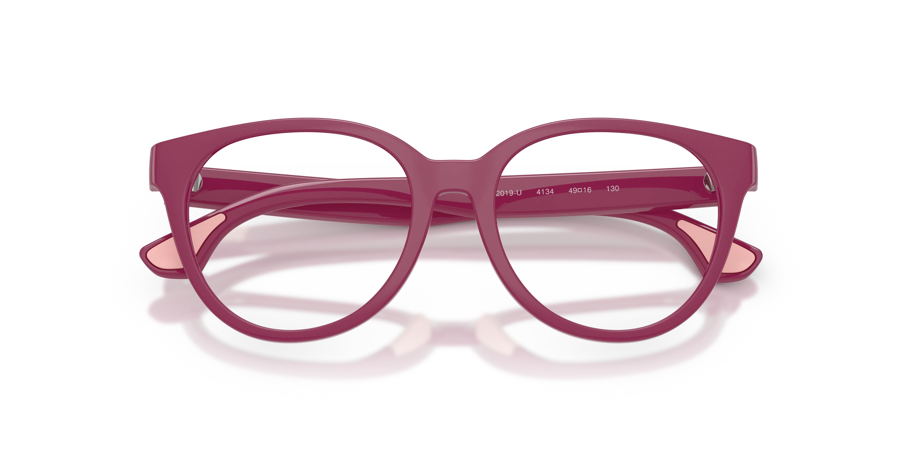 Burberry JB2019U 4134 Montature da vista bambino Iniettato Viola Trasparente Pantos Normale - immagine 2