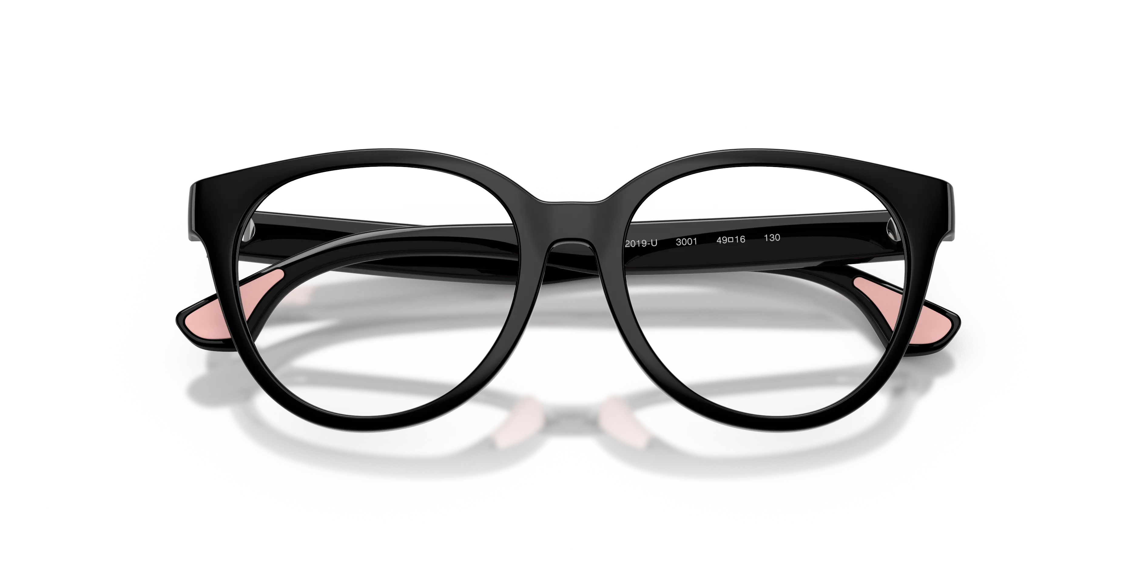 Burberry JB2019U 3001 Montature da vista bambino Iniettato Nero Trasparente Pantos Normale - immagine 2