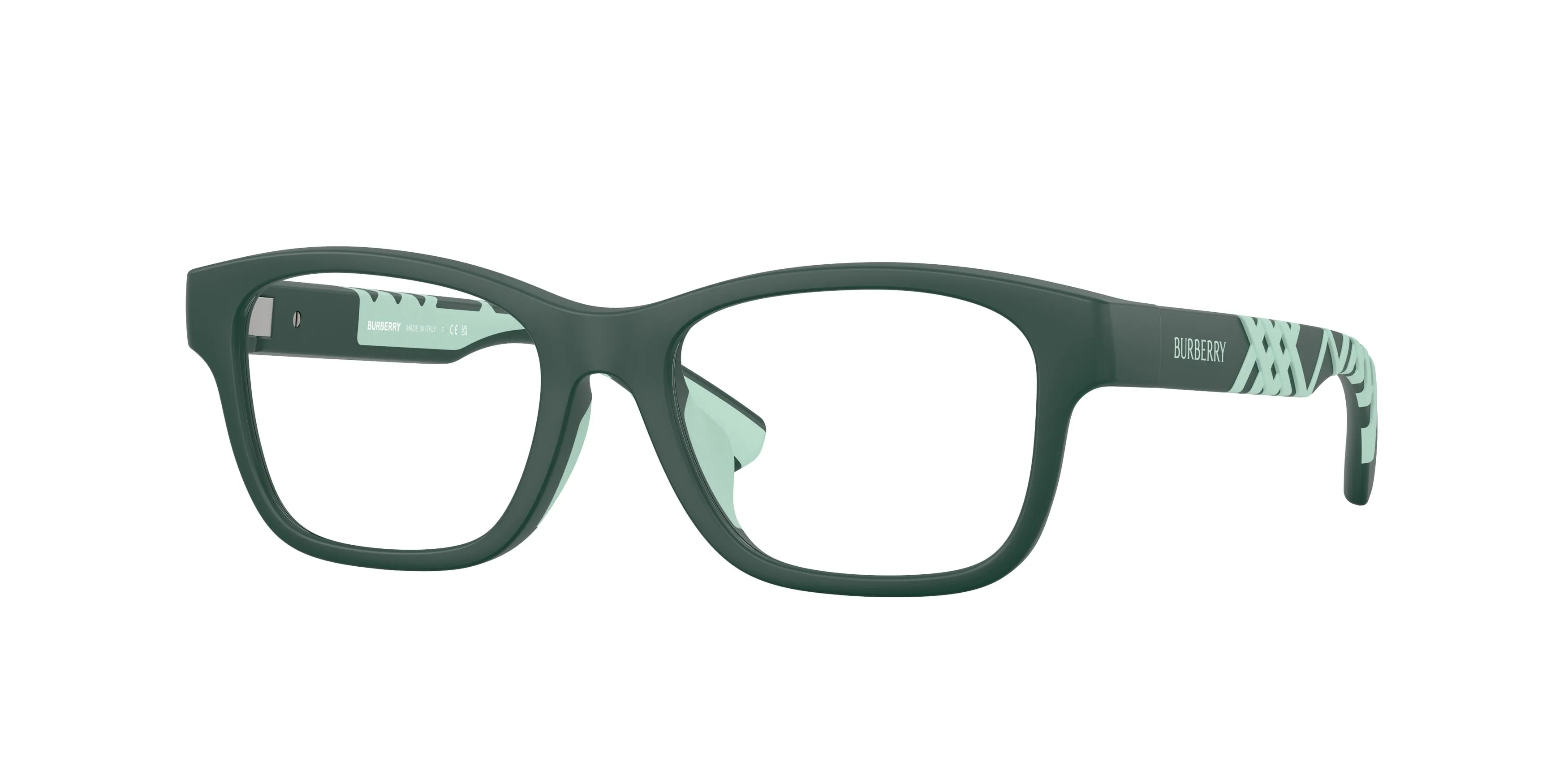 Burberry JB2018U 4239 Montature da vista bambino Iniettato Verde Trasparente Squadrata Normale - immagine 1