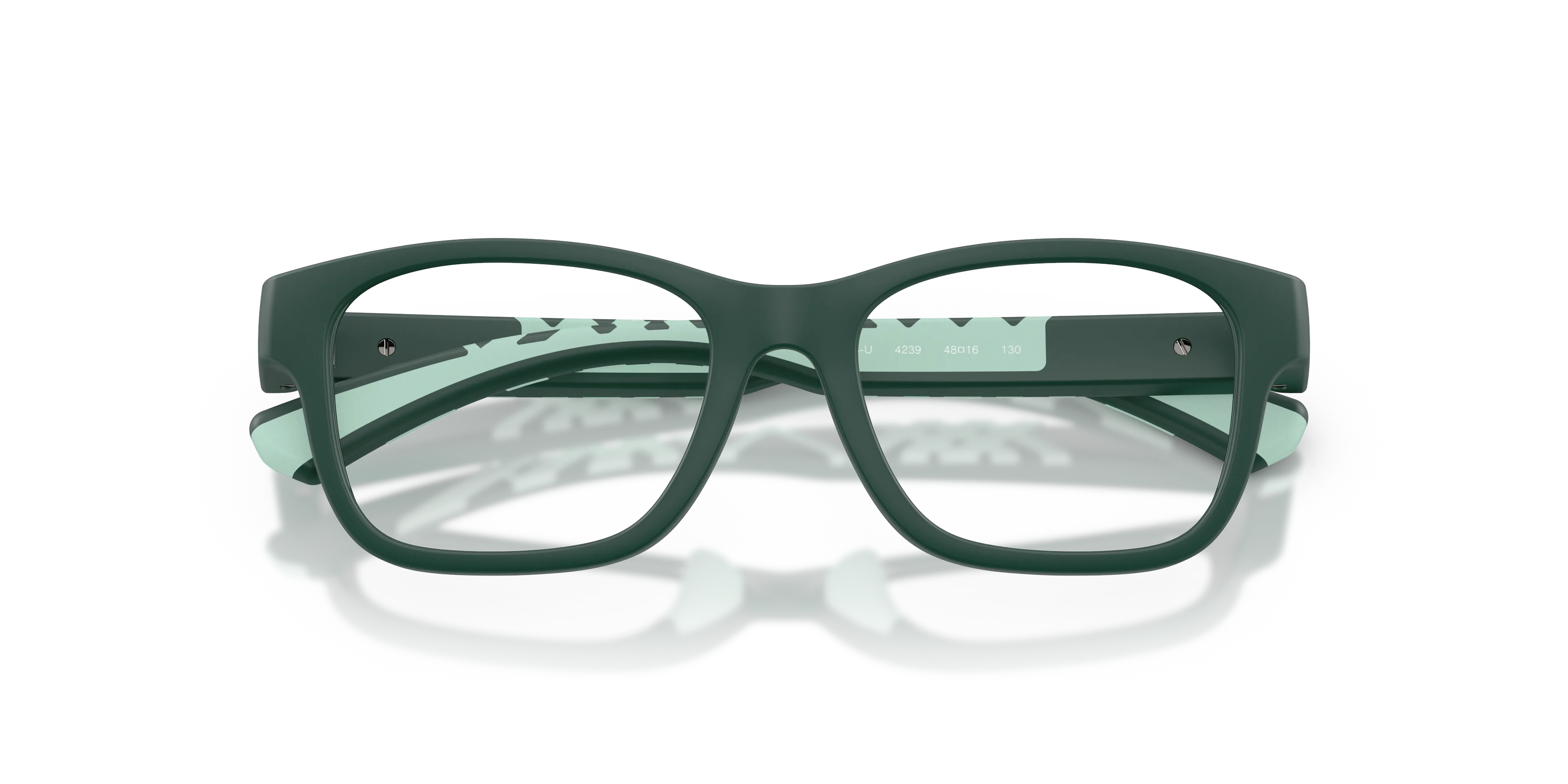 Burberry JB2018U 4239 Montature da vista bambino Iniettato Verde Trasparente Squadrata Normale - immagine 2
