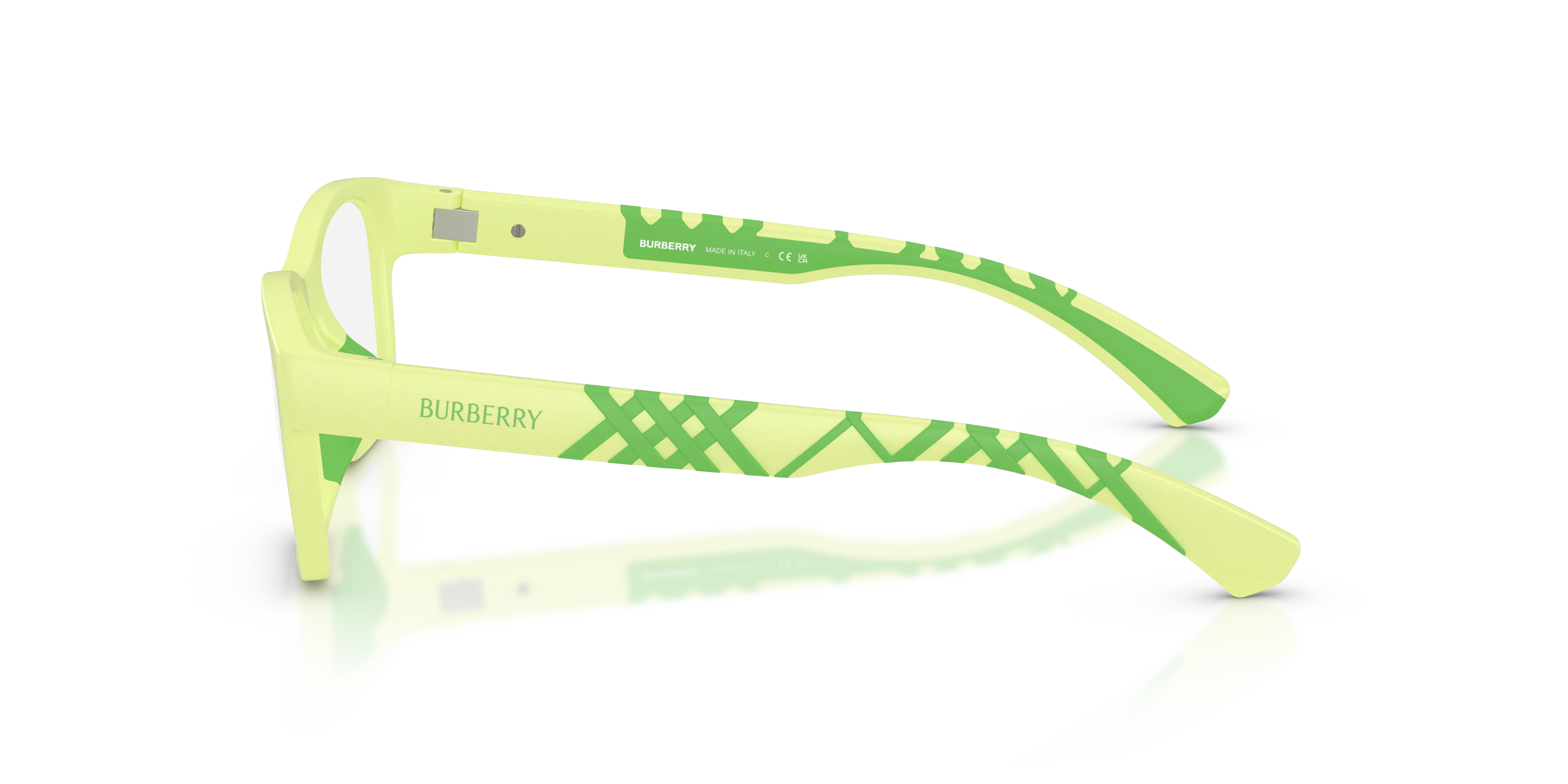 Burberry JB2018U 4237 Montature da vista bambino Iniettato Verde Trasparente Squadrata Normale - immagine 4