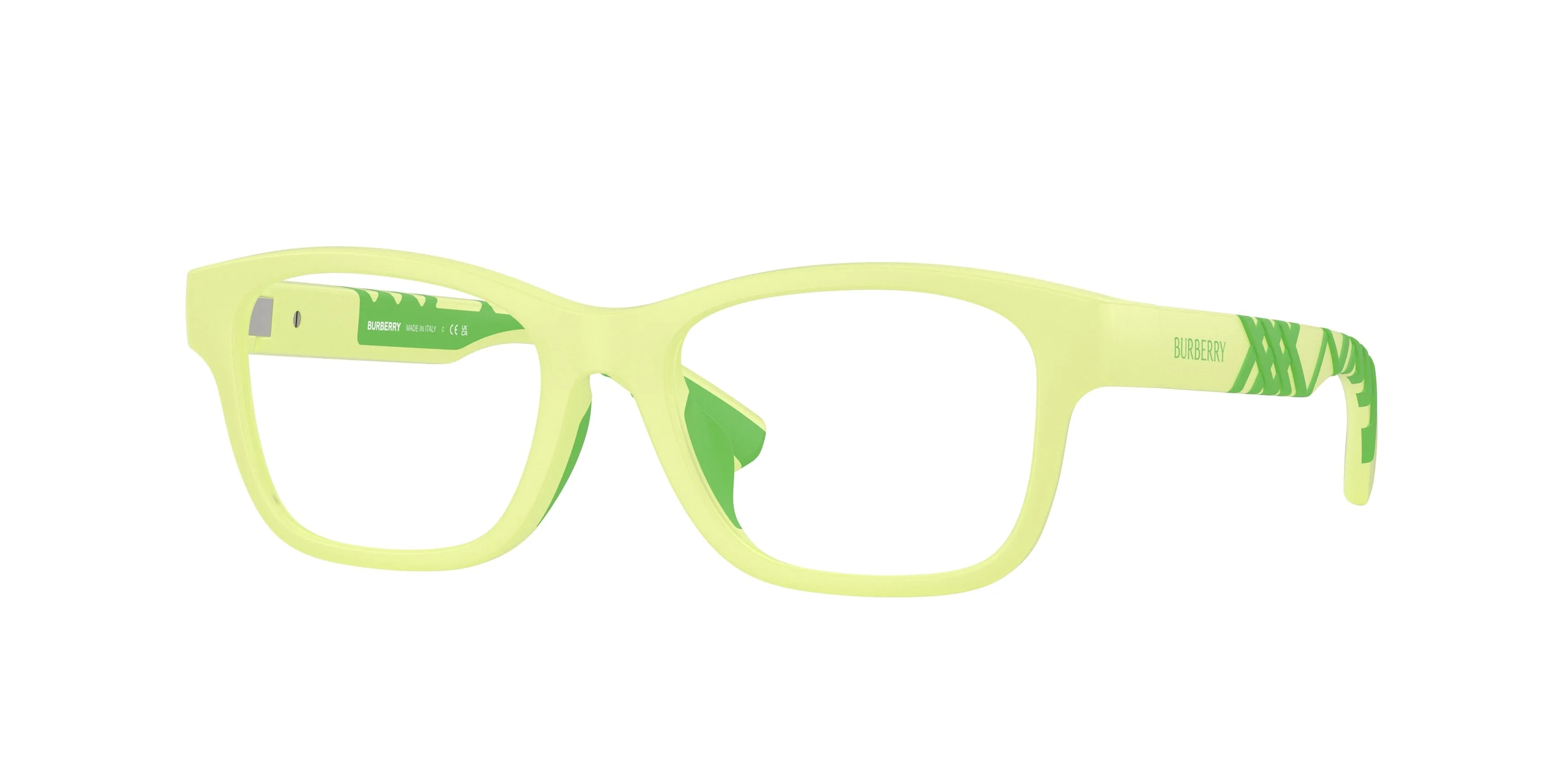 Burberry JB2018U 4237 Montature da vista bambino Iniettato Verde Trasparente Squadrata Normale - immagine 1