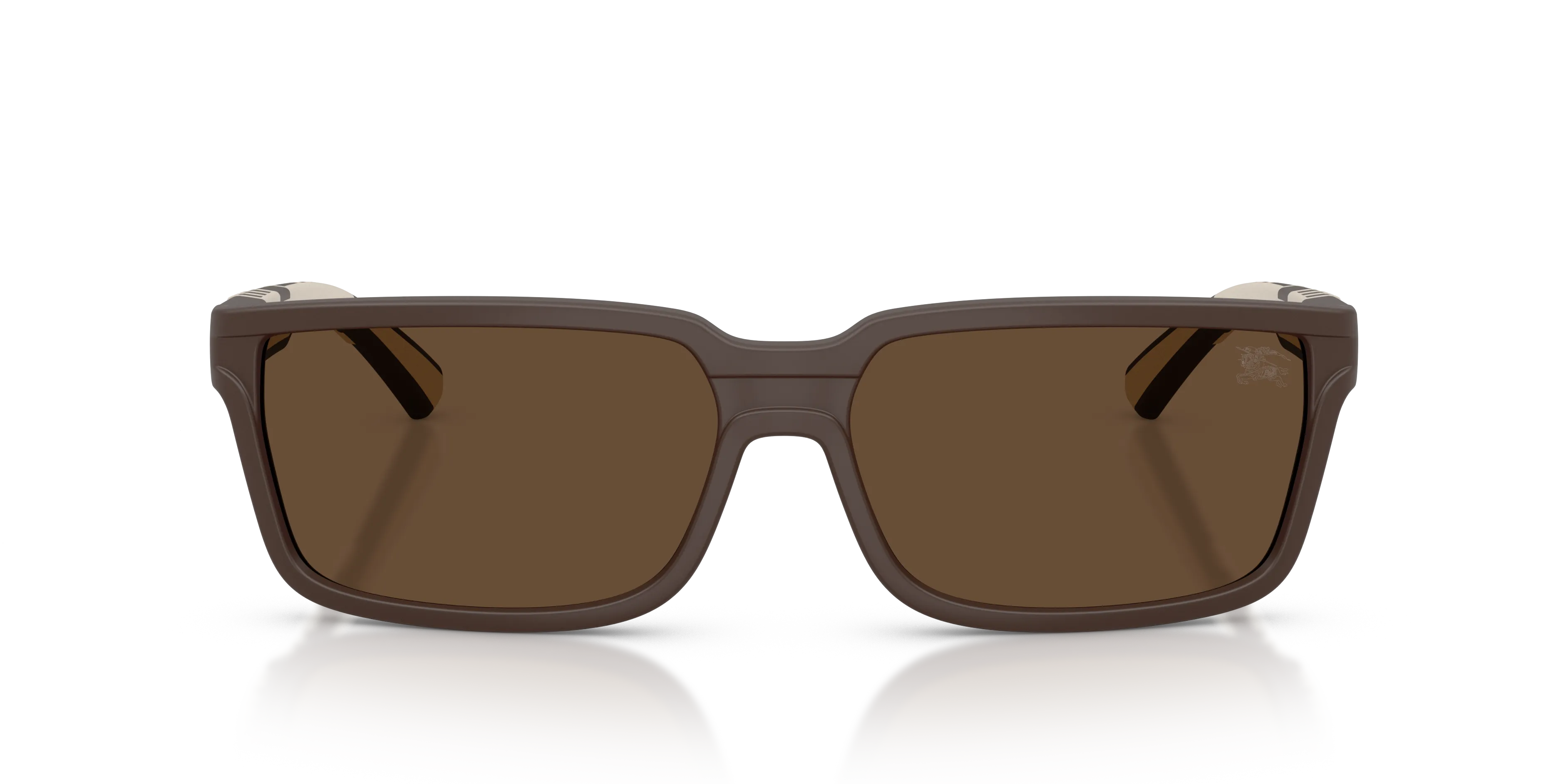 Burberry BE4495D 423473 Occhiali da sole Iniettato Marrone Marrone Squadrata Normale - immagine 3