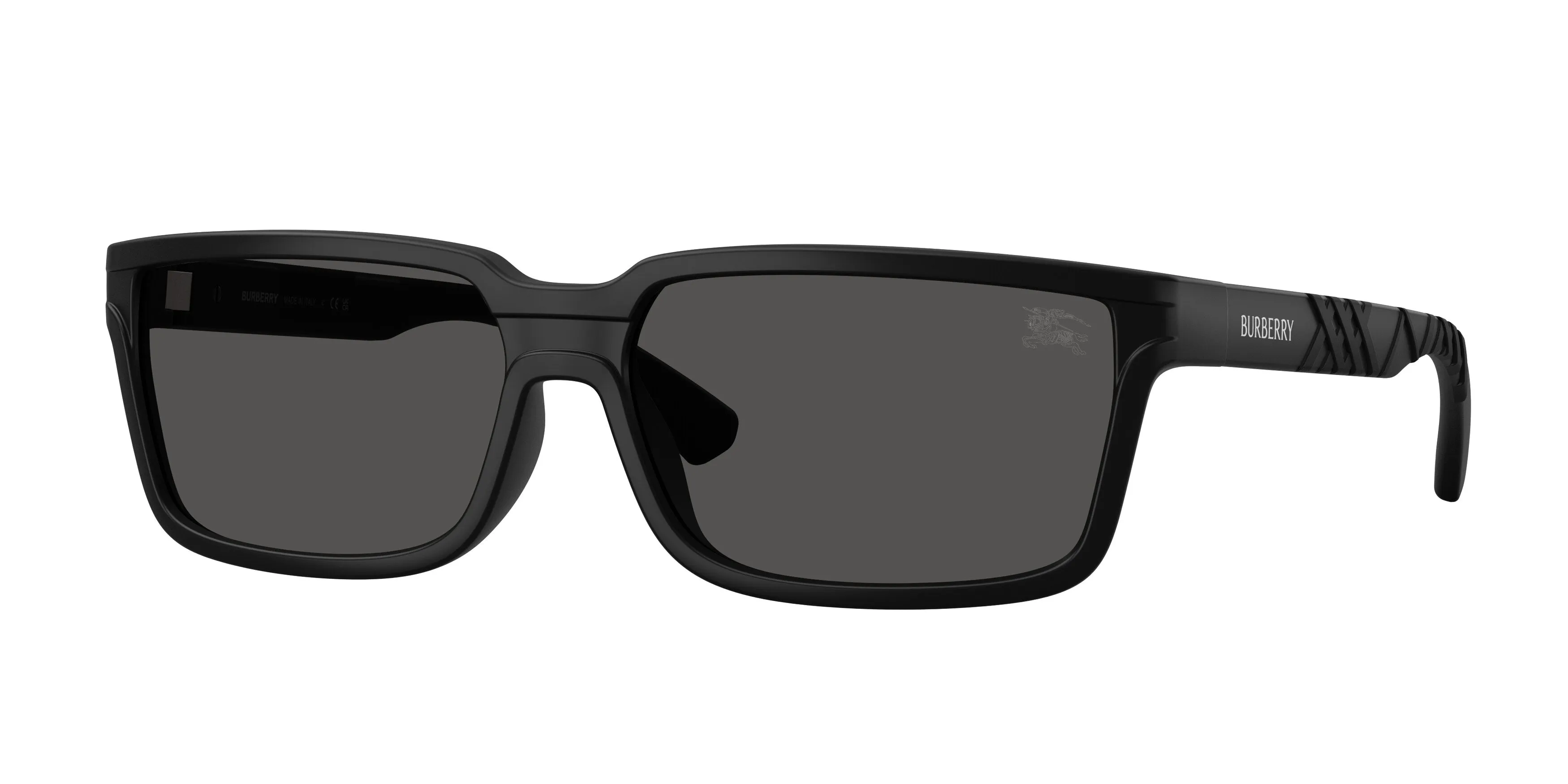 Burberry BE4495D 346487 Occhiali da sole Iniettato Nero Grigio Squadrata Normale - immagine 1