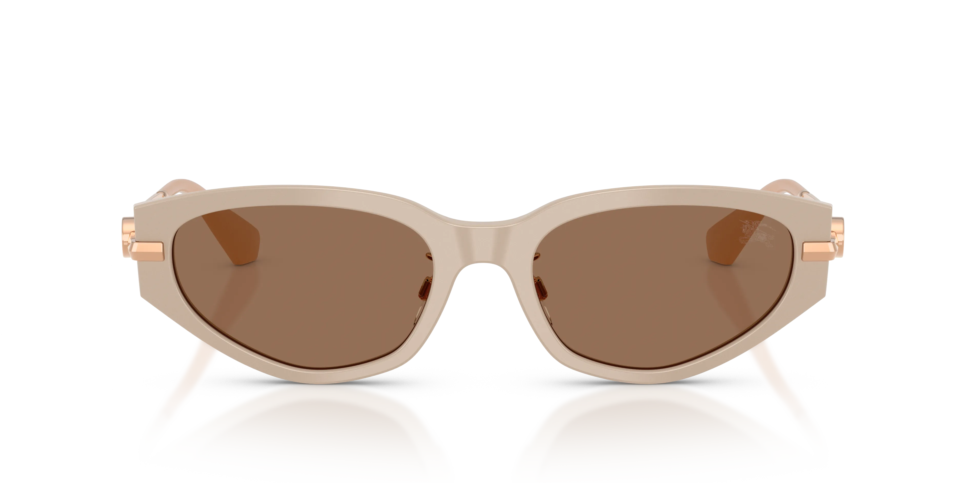 Burberry BE4493D 424473 Occhiali da sole Acetato Beige Marrone Geometrica Normale - immagine 3