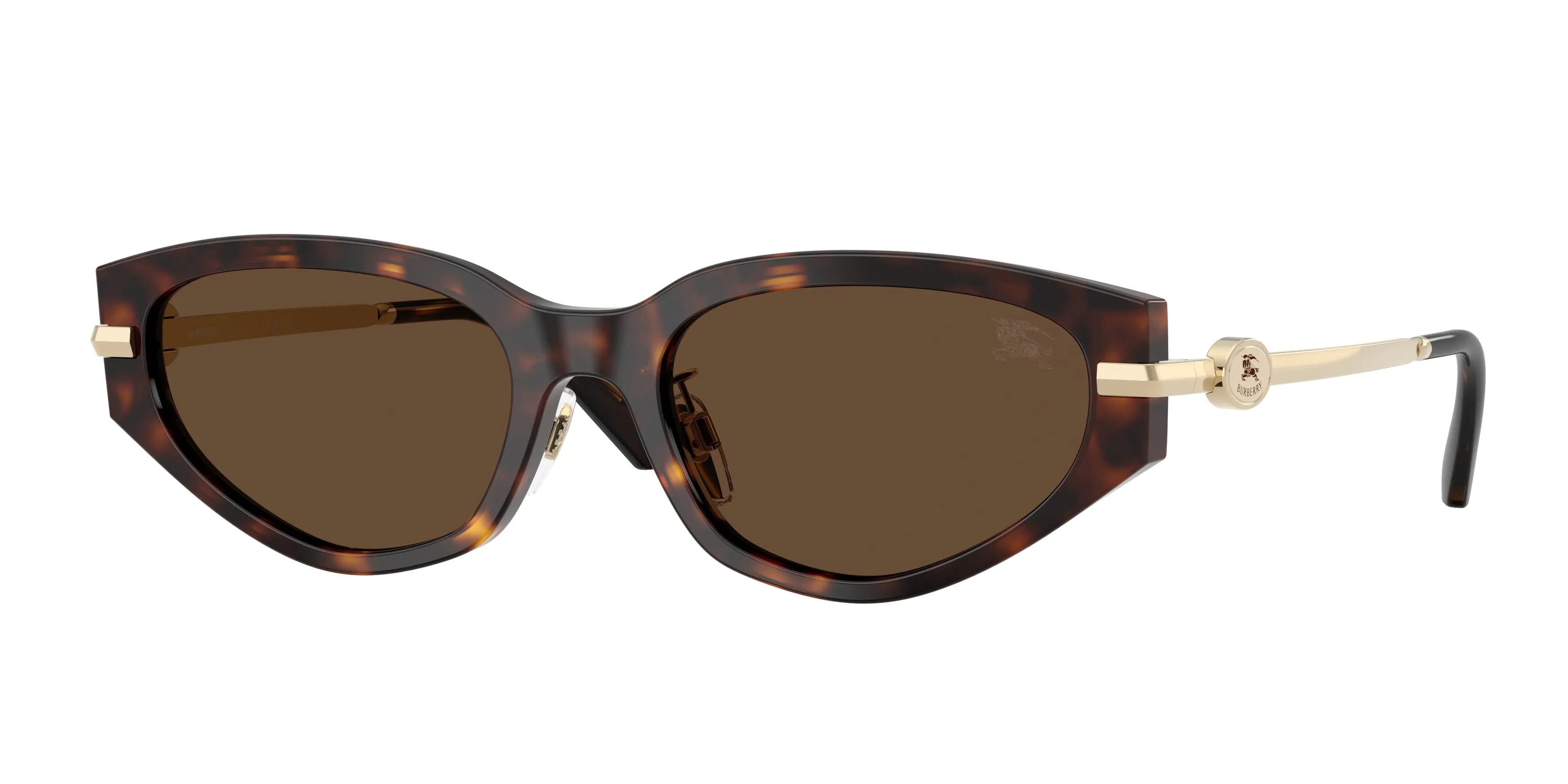 Burberry BE4493D 300273 Occhiali da sole Acetato Marrone Marrone Geometrica Normale - immagine 1