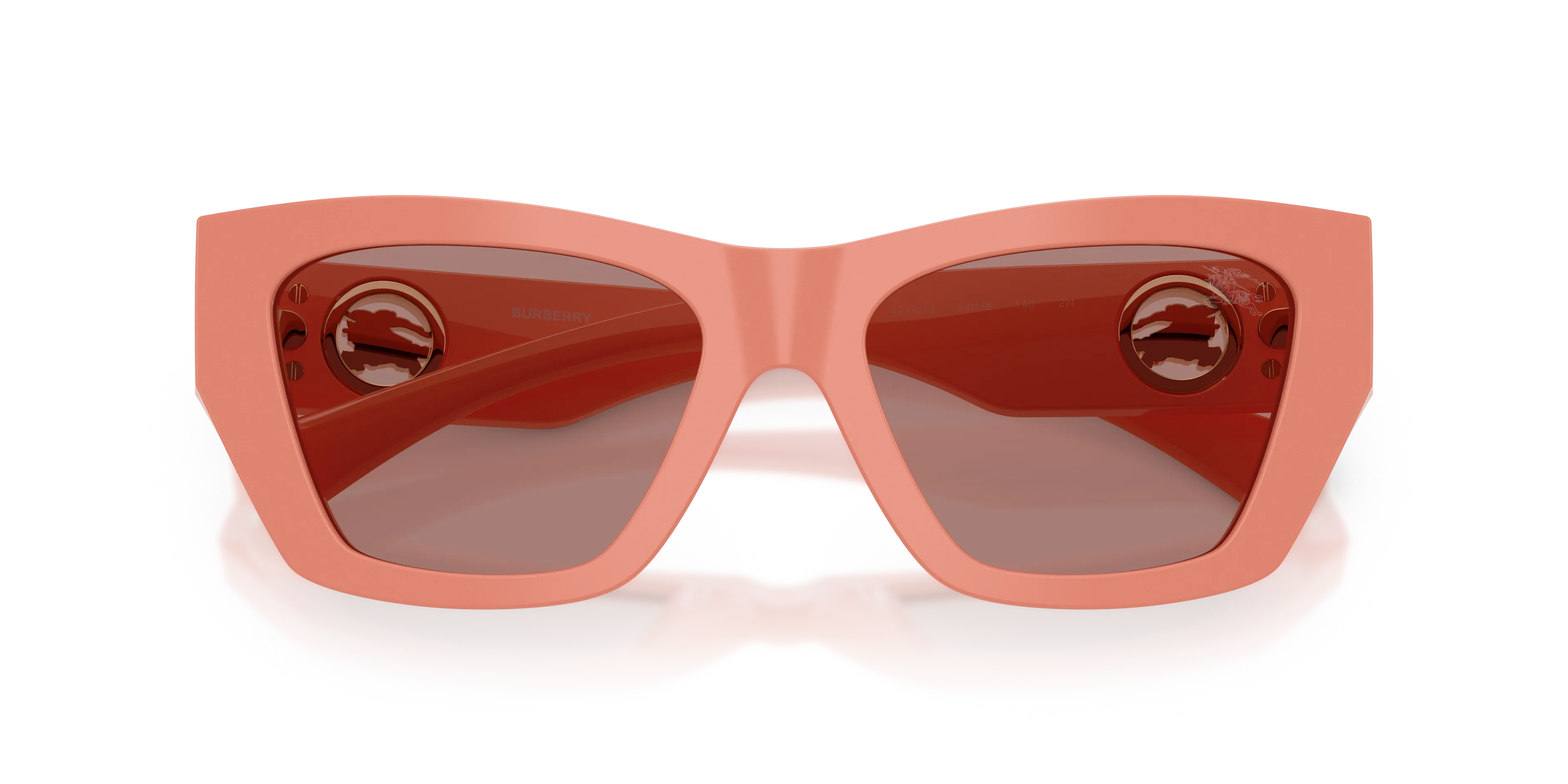 Burberry BE4492 421973 Occhiali da sole Acetato Rosa Marrone Cat Eye Normale - immagine 2