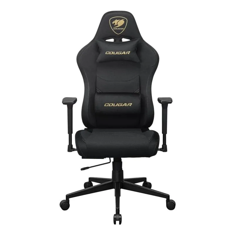 Sedia gaming Cougar Pryme nero oro 3D braccioli regolabili 120 kg - immagine 1