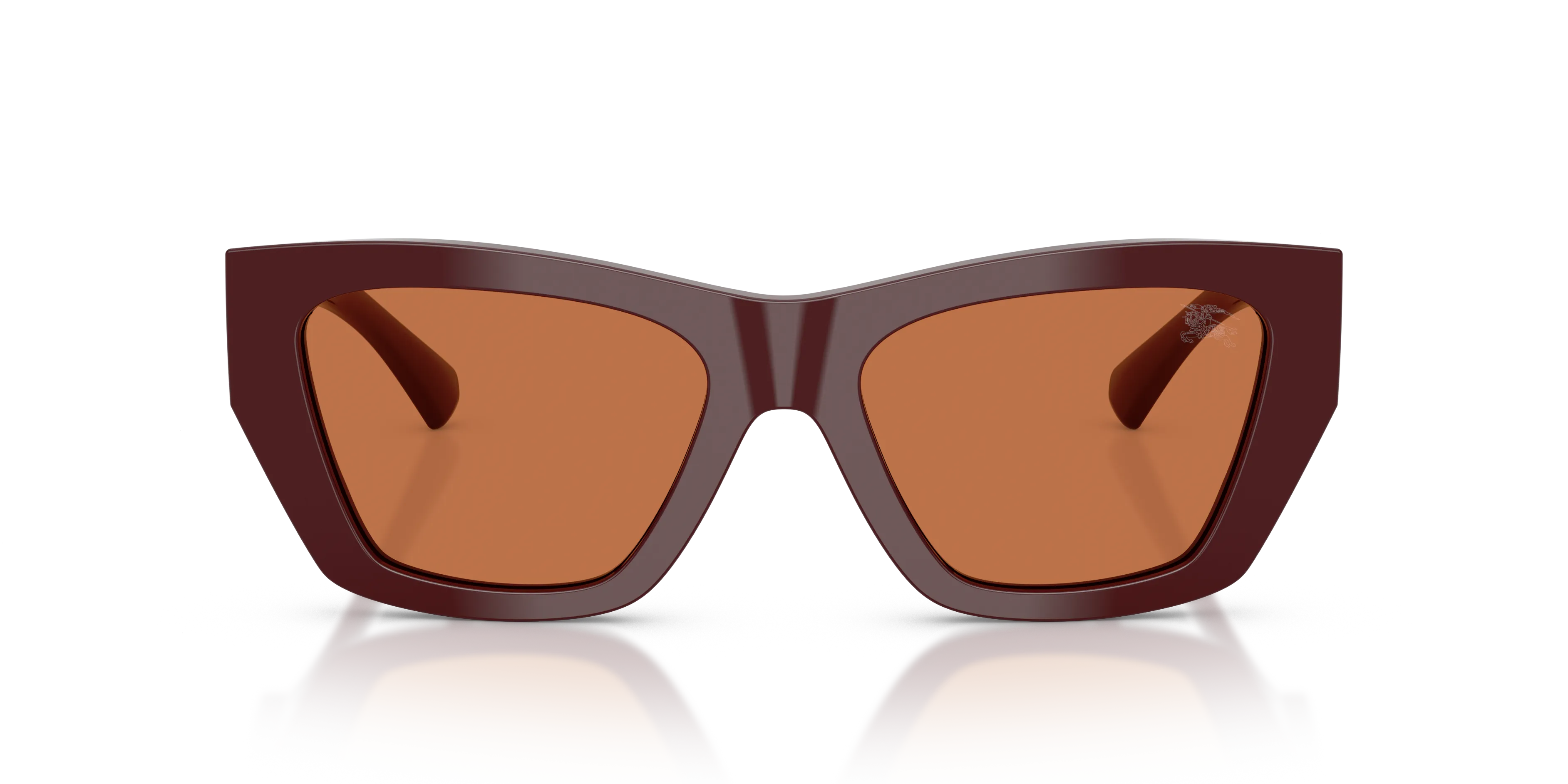 Burberry BE4492 411973 Occhiali da sole Acetato Rosso Marrone Cat Eye Normale - immagine 3