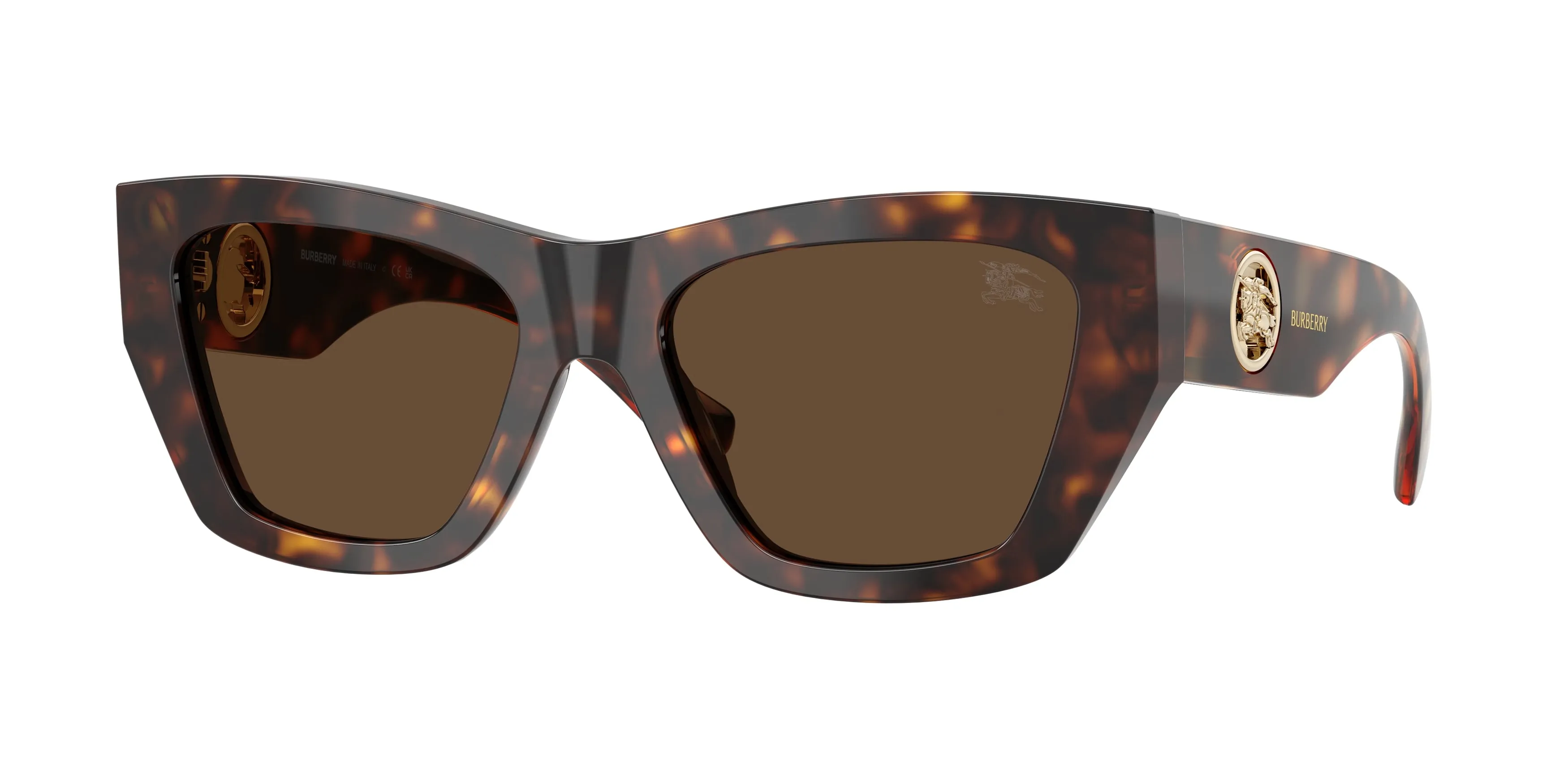 Burberry BE4492 300273 Occhiali da sole Acetato Marrone Marrone Cat Eye Normale - immagine 1