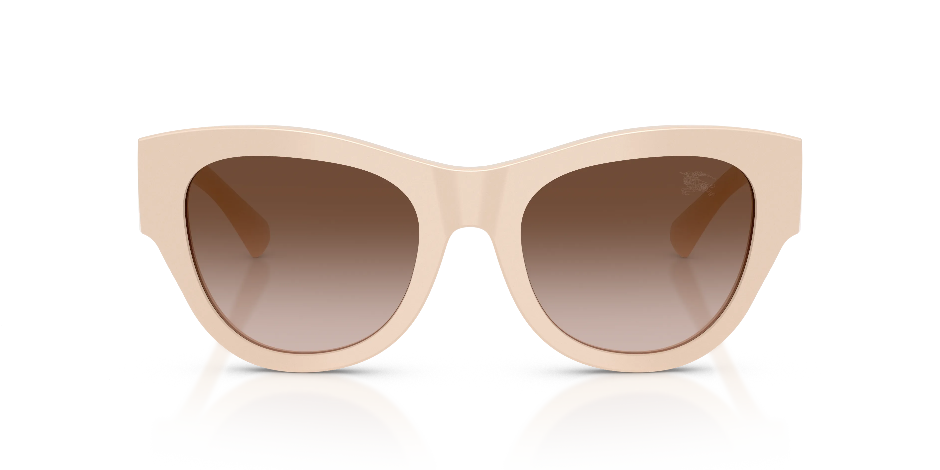 Burberry BE4491 422313 Occhiali da sole Acetato Rosa Marrone Rotonda Normale Sfumato - immagine 3