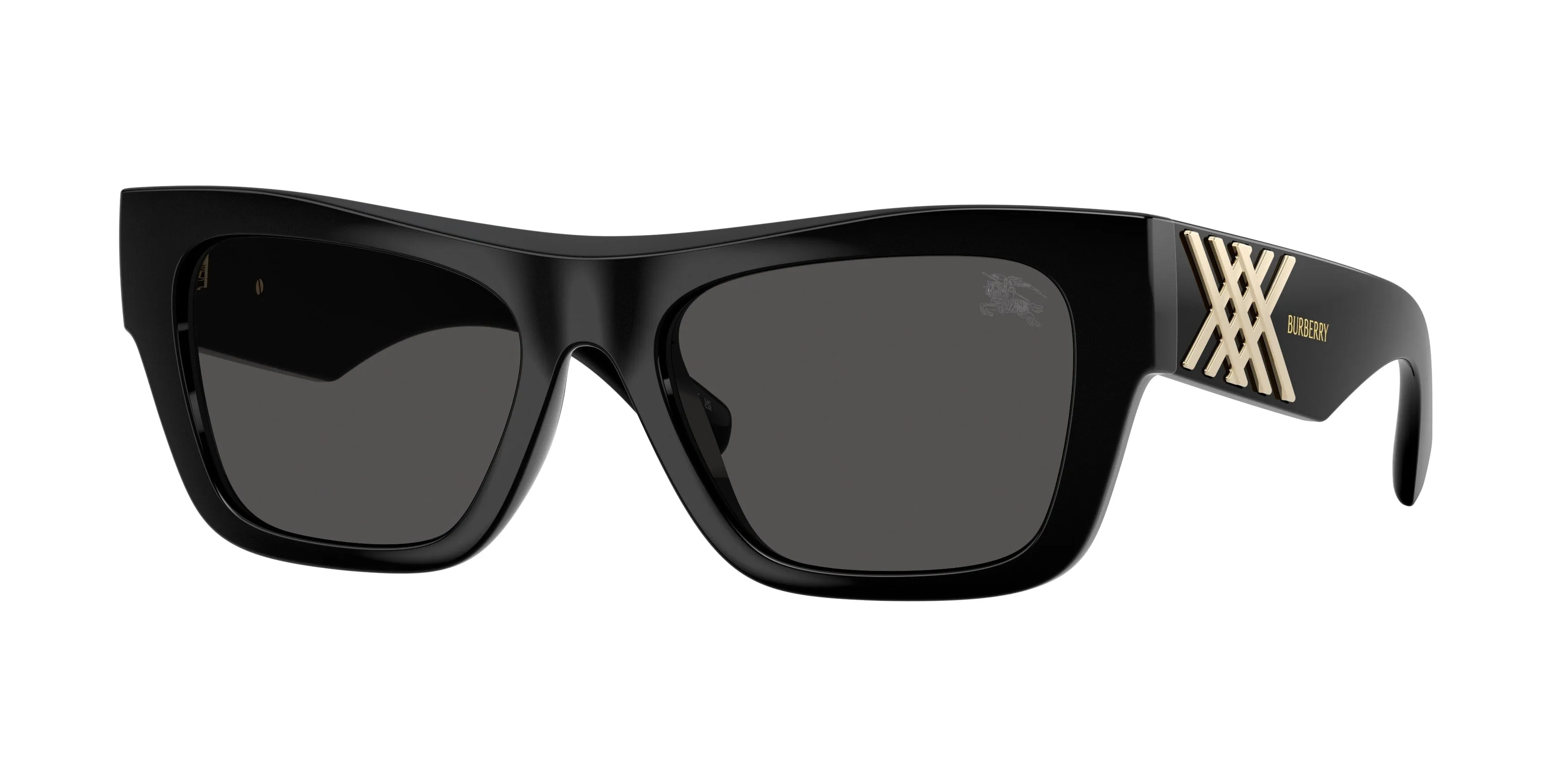 Burberry BE4490U 300187 Occhiali da sole Iniettato Nero Grigio Squadrata Normale - immagine 1