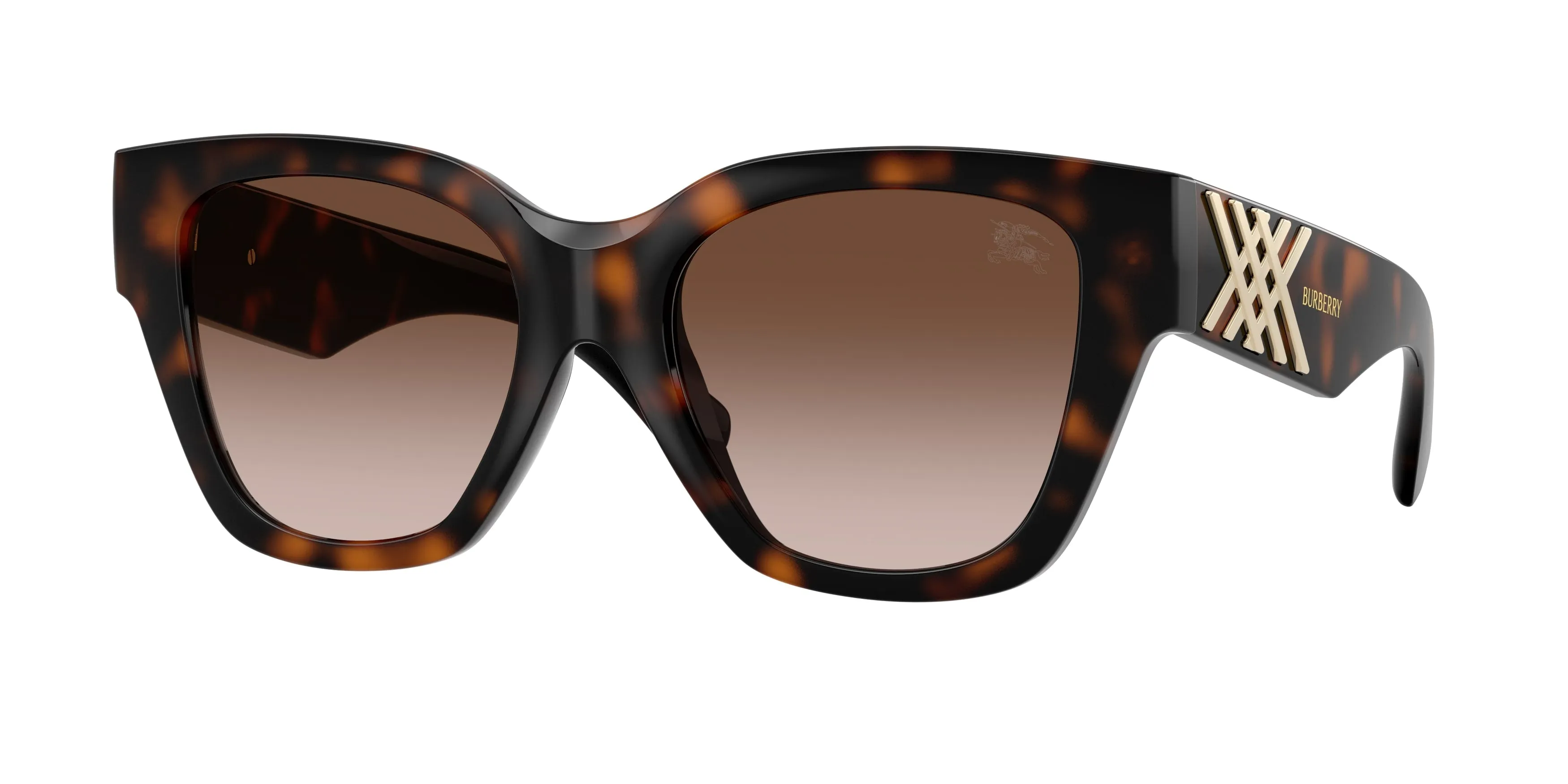 Burberry BE4489U 300213 Occhiali da sole Iniettato Marrone Marrone Squadrata Normale Sfumato - immagine 1