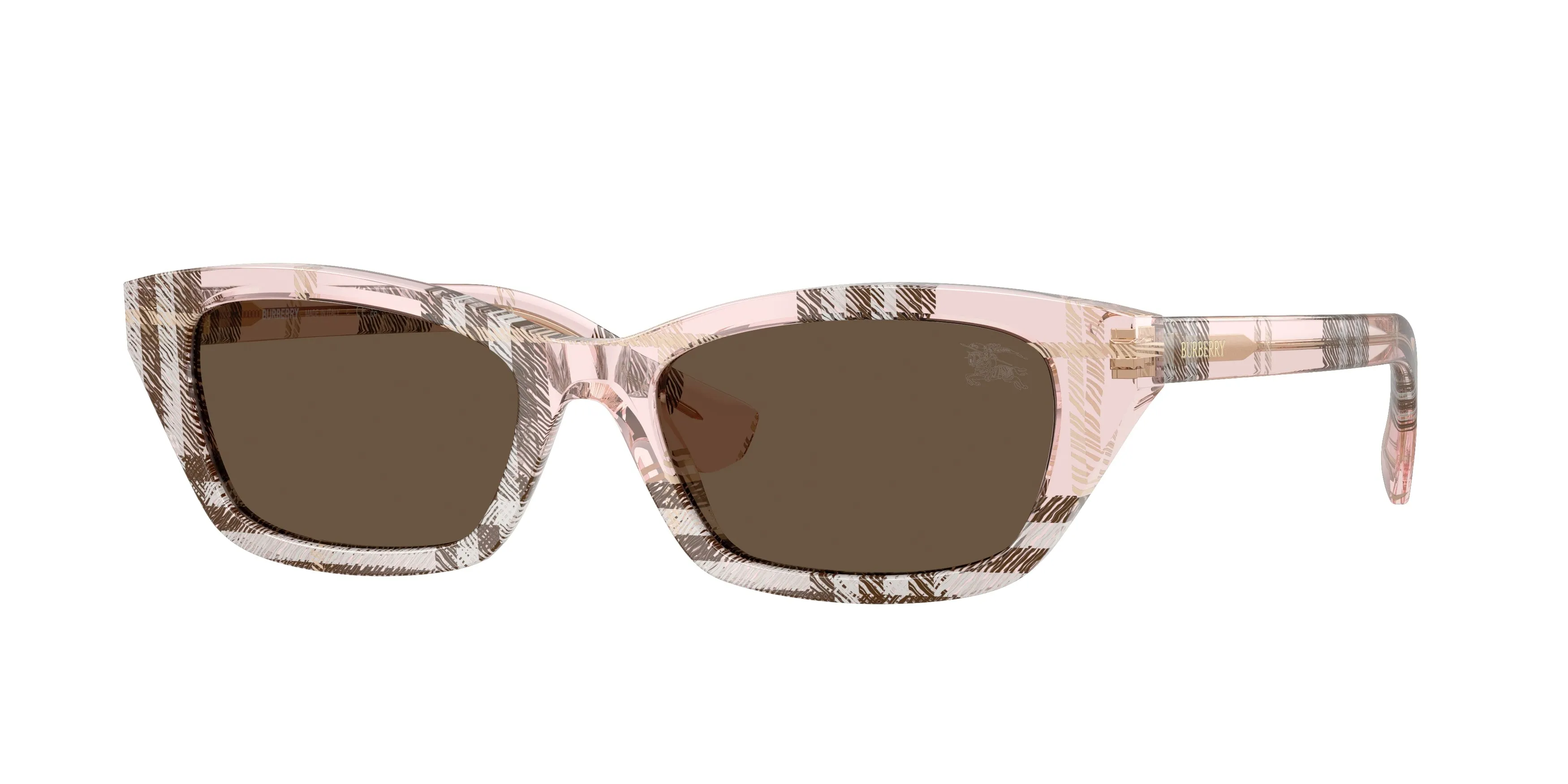 Burberry BE4488 422173 Occhiali da sole Acetato Rosa Marrone Squadrata Normale - immagine 1