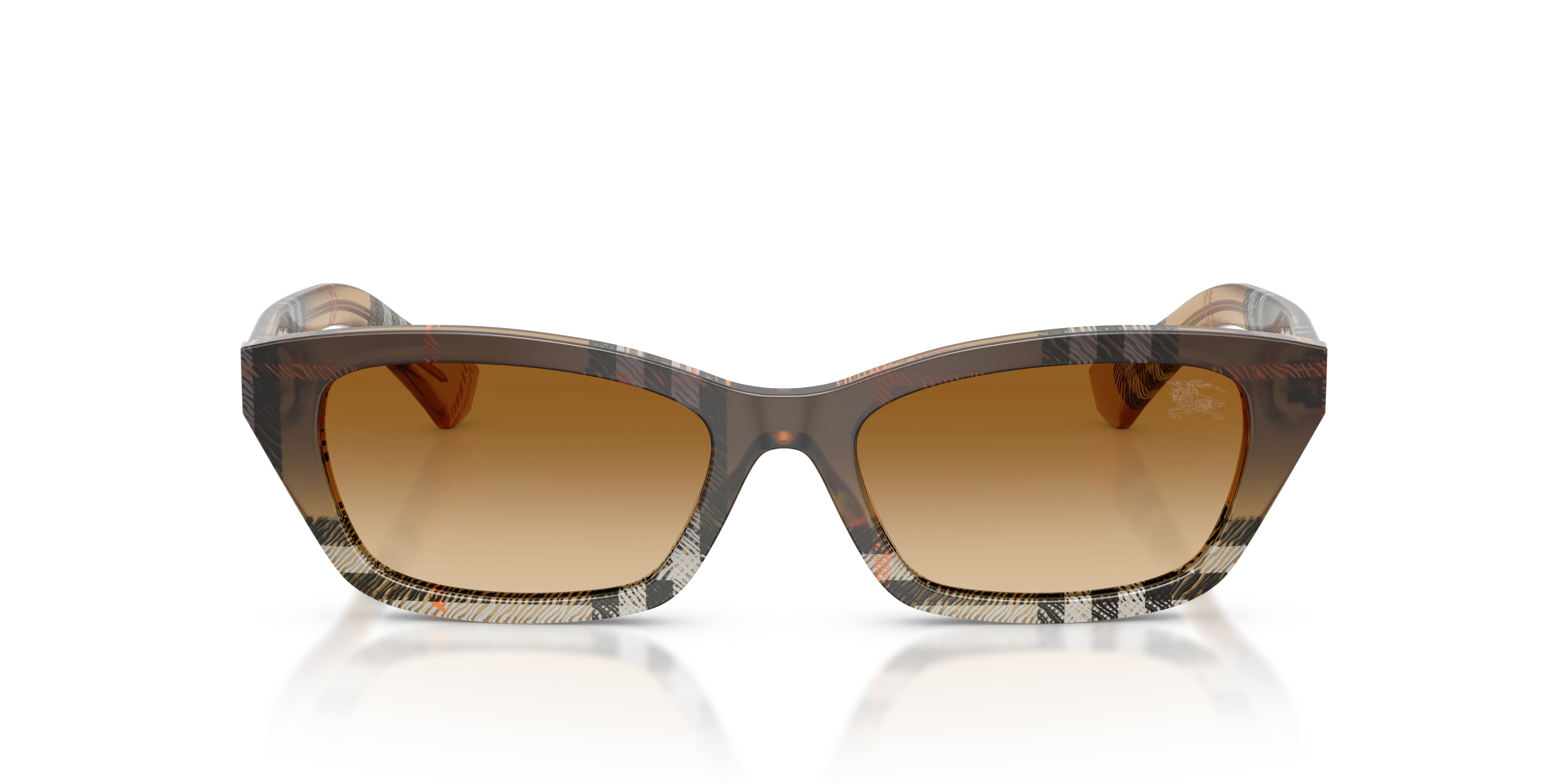 Burberry BE4488 420213 Occhiali da sole Acetato Marrone Marrone Squadrata Normale Sfumato - immagine 3