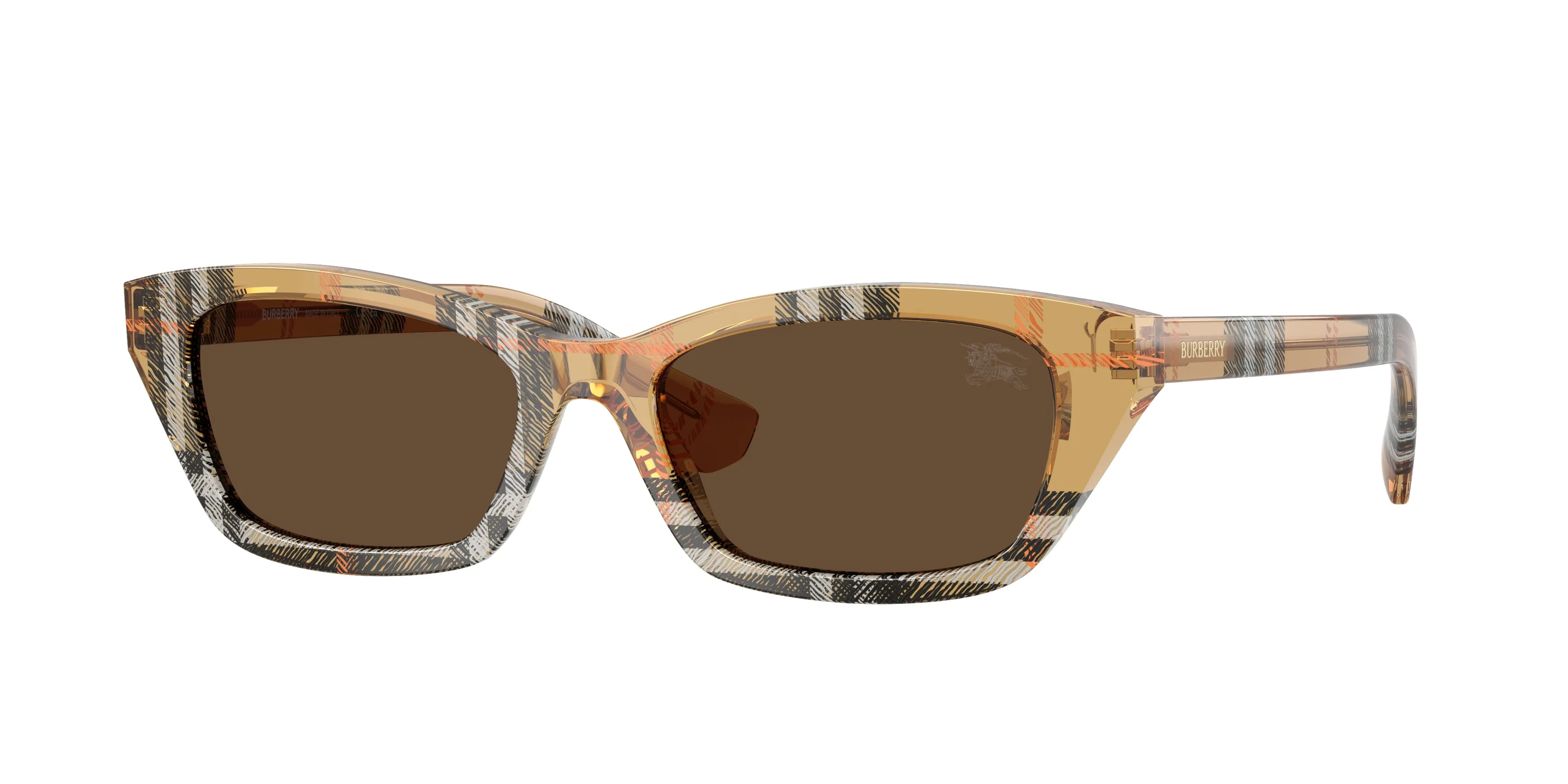 Burberry BE4488 416373 Occhiali da sole Acetato Marrone Marrone Squadrata Normale - immagine 1