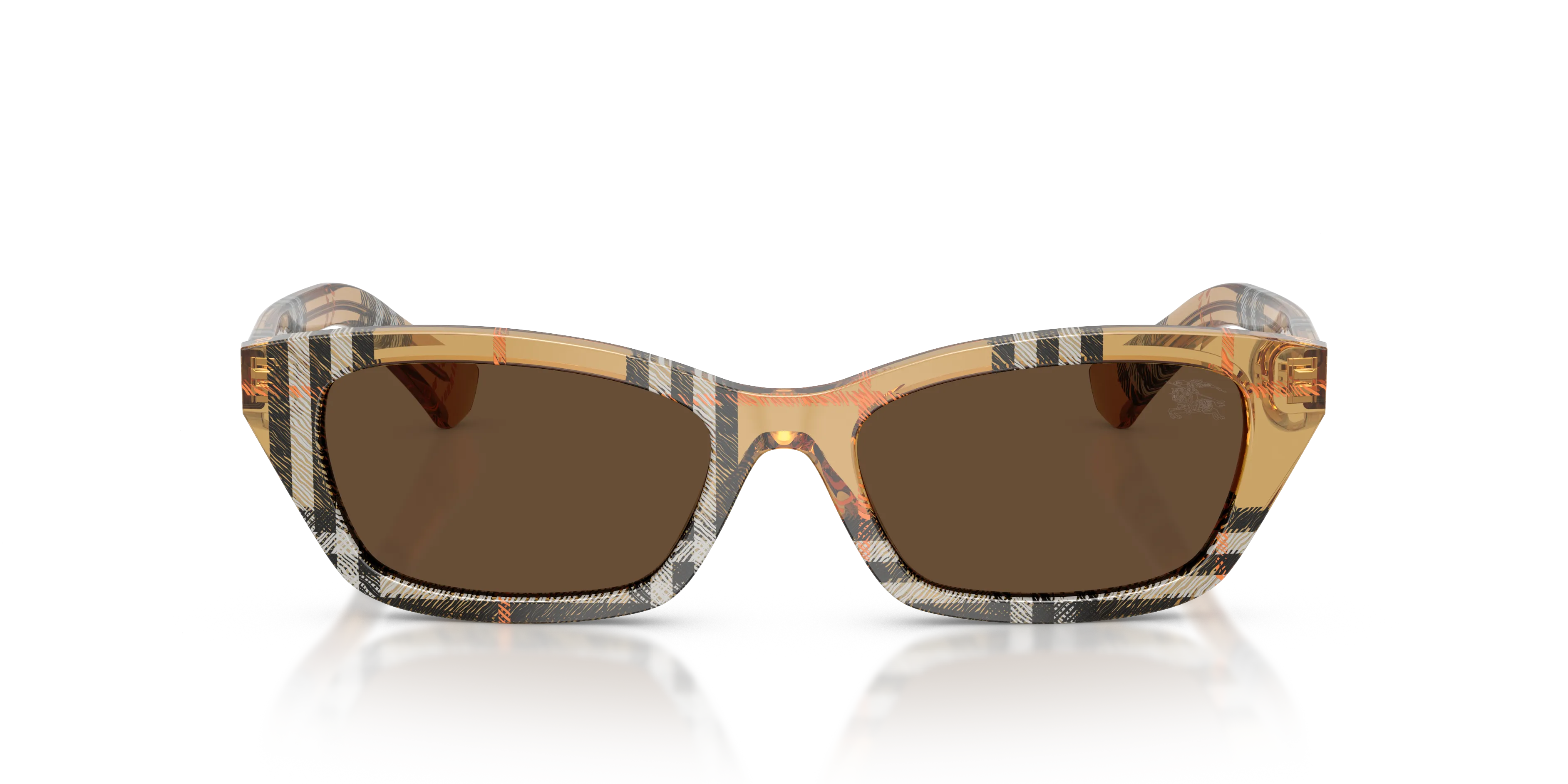 Burberry BE4488 416373 Occhiali da sole Acetato Marrone Marrone Squadrata Normale - immagine 3