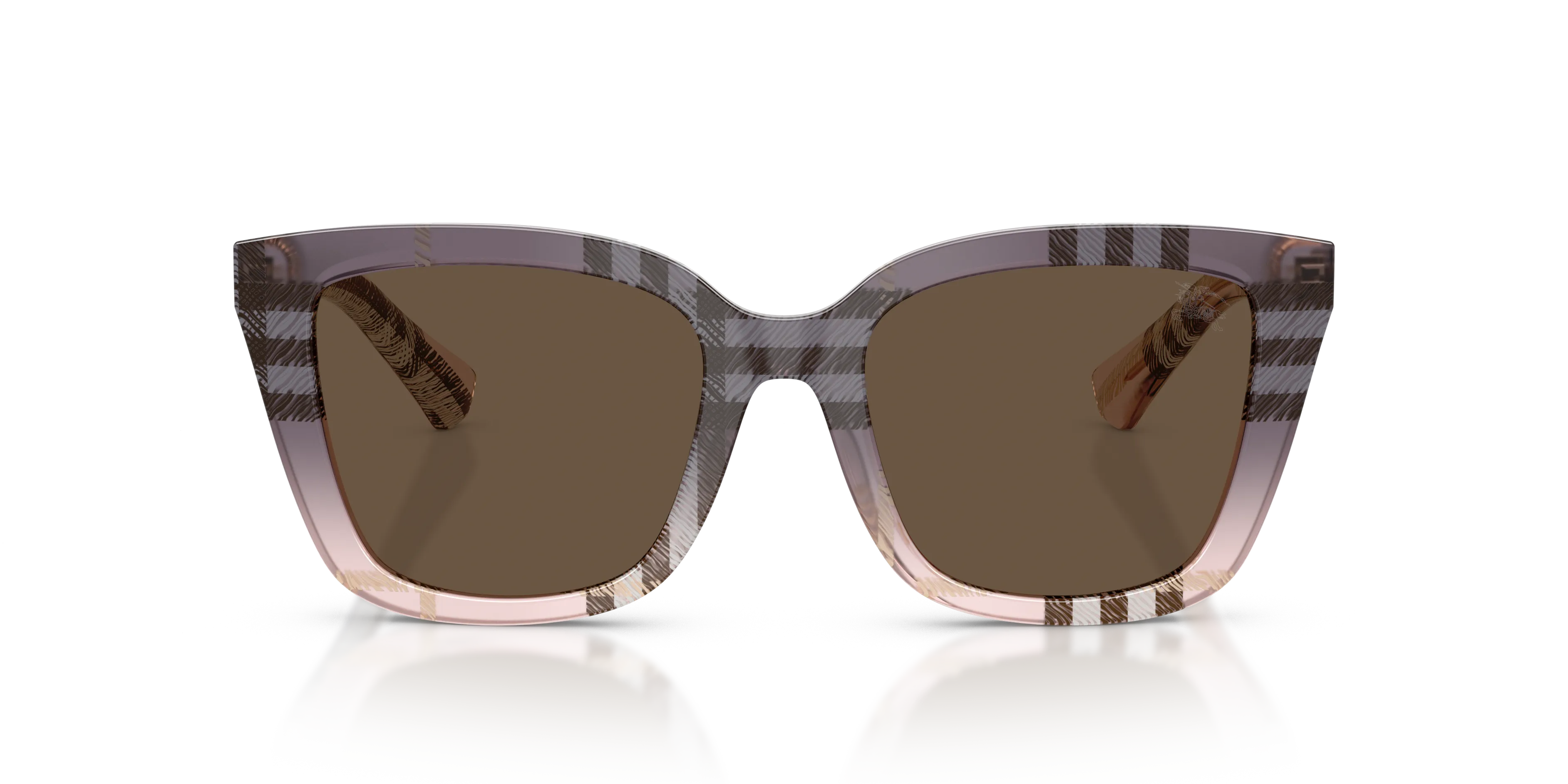 Burberry BE4487 422073 Occhiali da sole Acetato Rosa Marrone Squadrata Normale - immagine 3