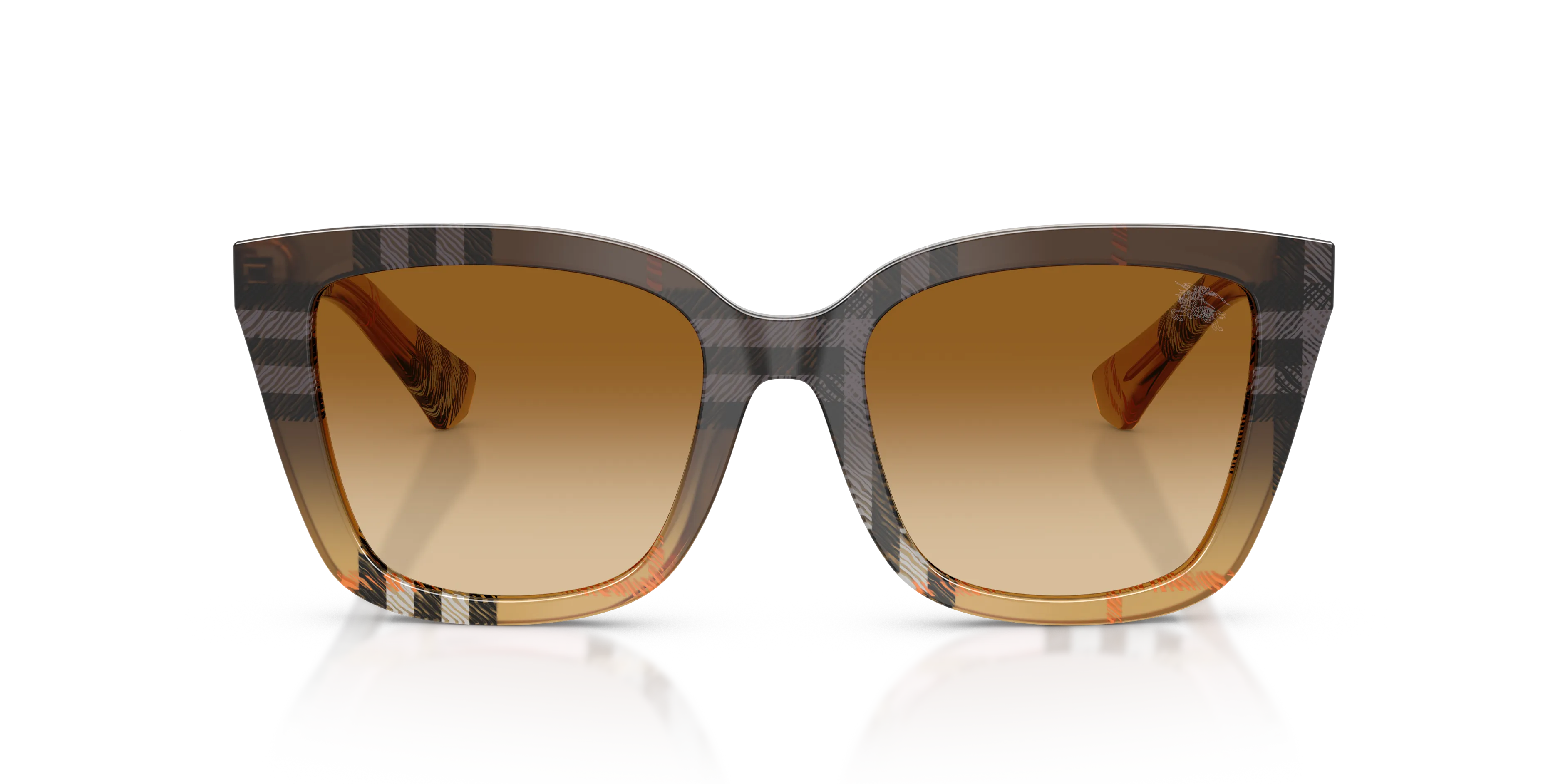 Burberry BE4487 420213 Occhiali da sole Acetato Marrone Marrone Squadrata Normale Sfumato - immagine 3