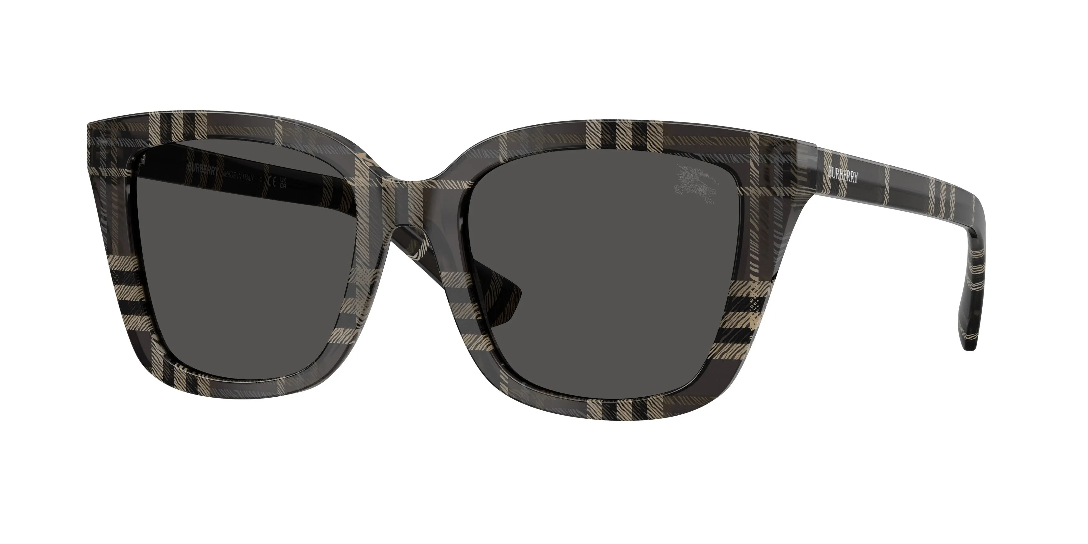 Burberry BE4487 419987 Occhiali da sole Acetato Grigio Grigio Squadrata Normale - immagine 1