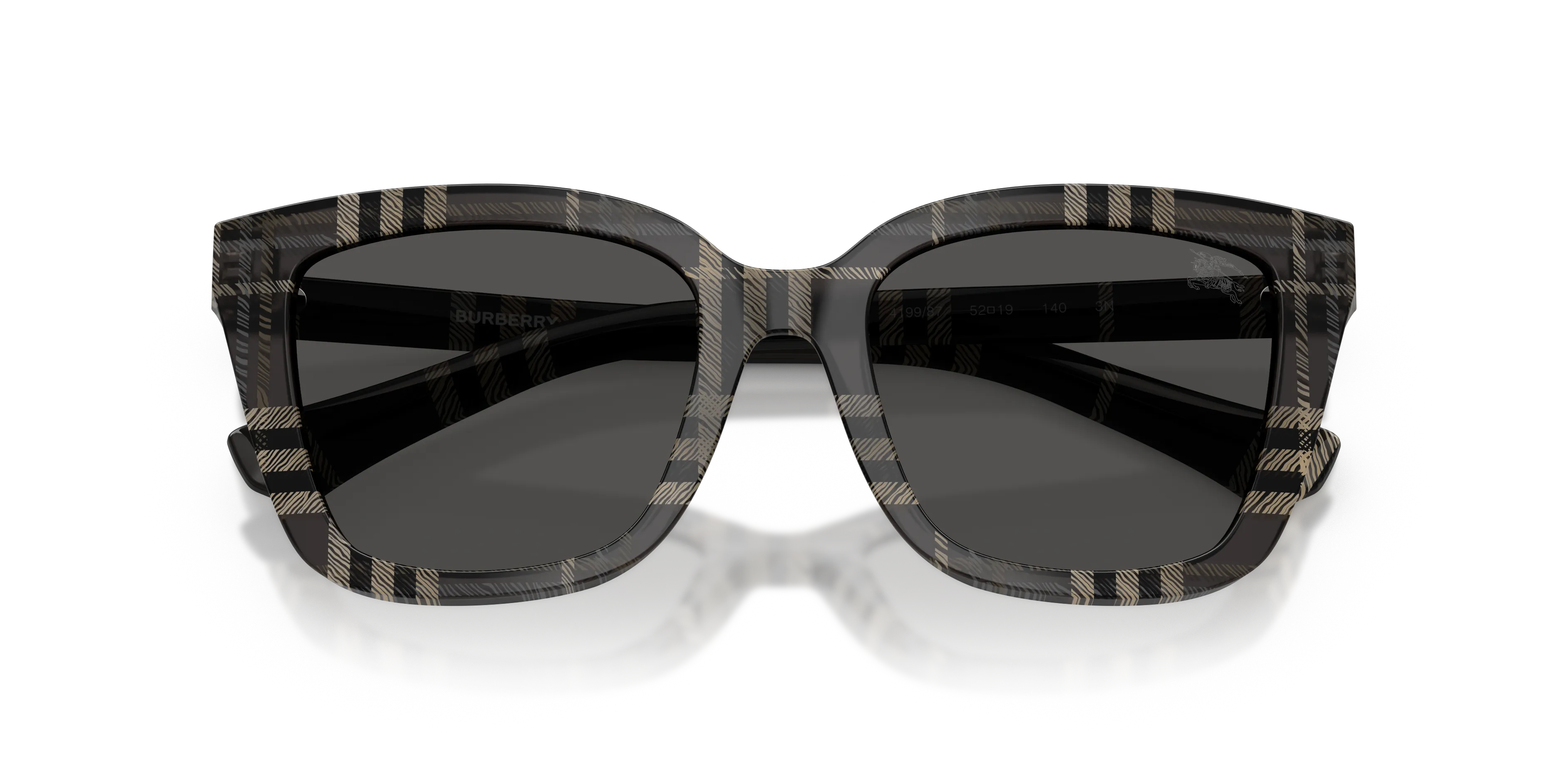 Burberry BE4487 419987 Occhiali da sole Acetato Grigio Grigio Squadrata Normale - immagine 2
