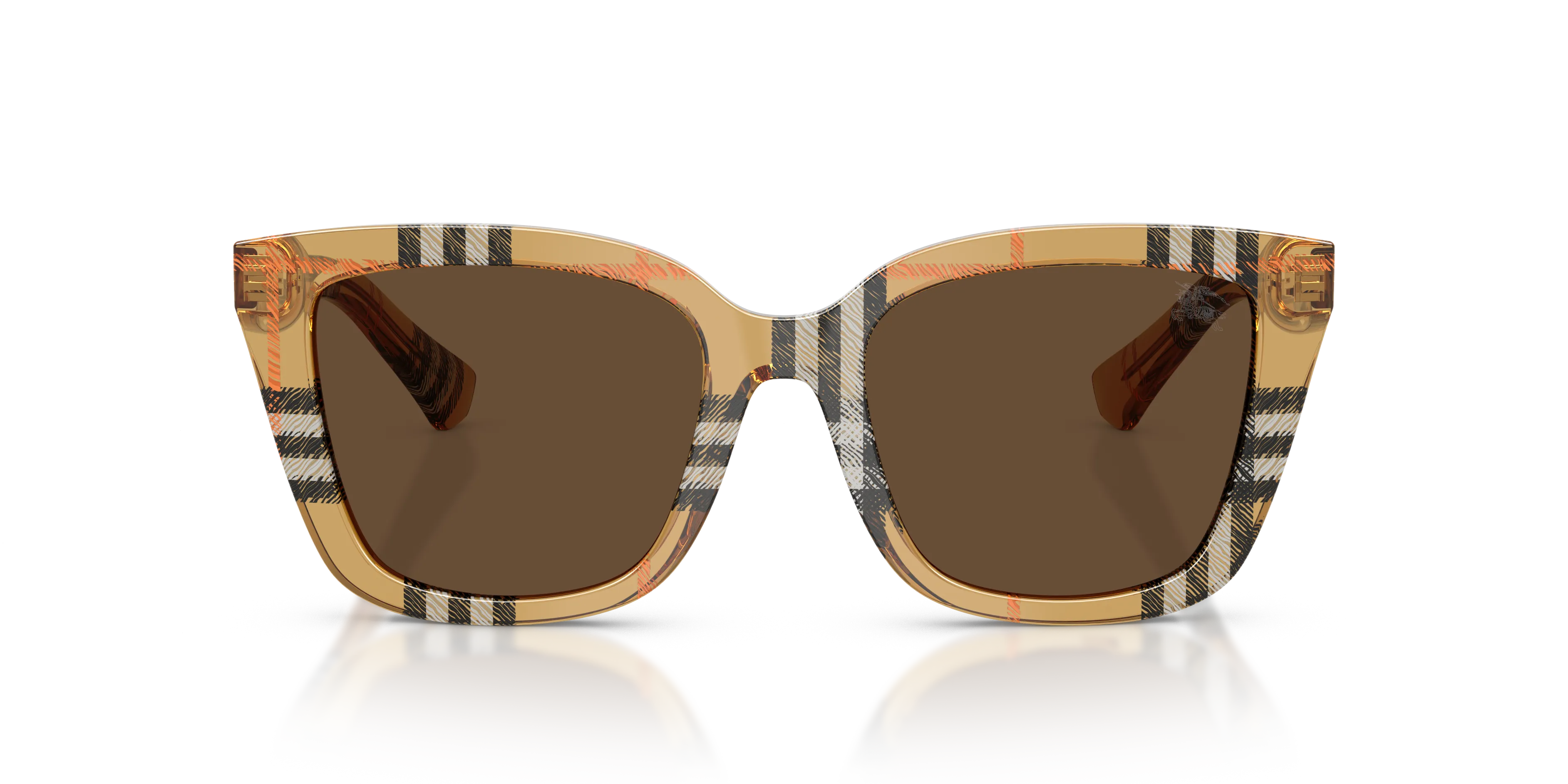 Burberry BE4487 416373 Occhiali da sole Acetato Marrone Marrone Squadrata Normale - immagine 3