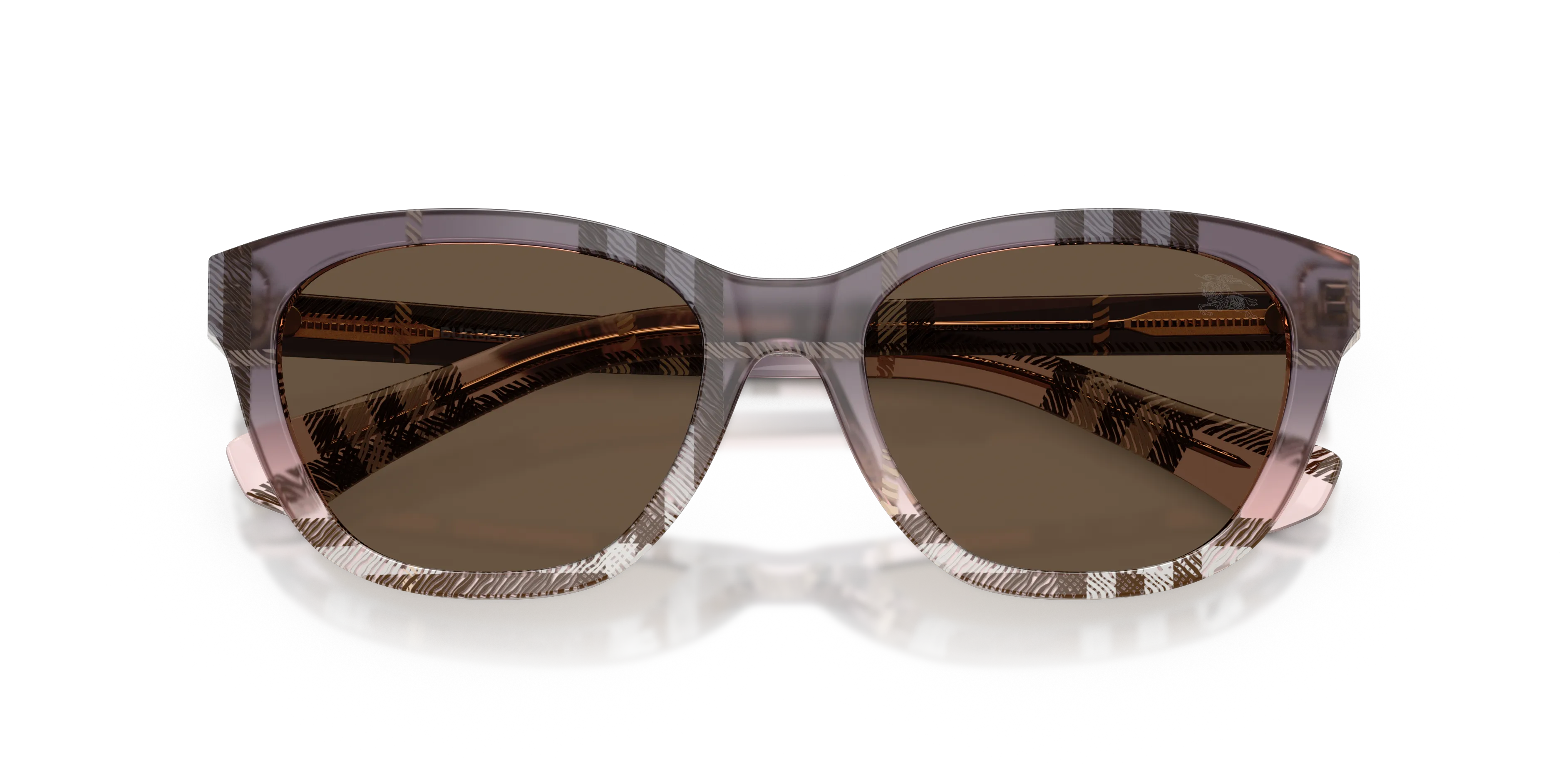 Burberry BE4486 422073 Occhiali da sole Acetato Rosa Marrone Squadrata Normale - immagine 2