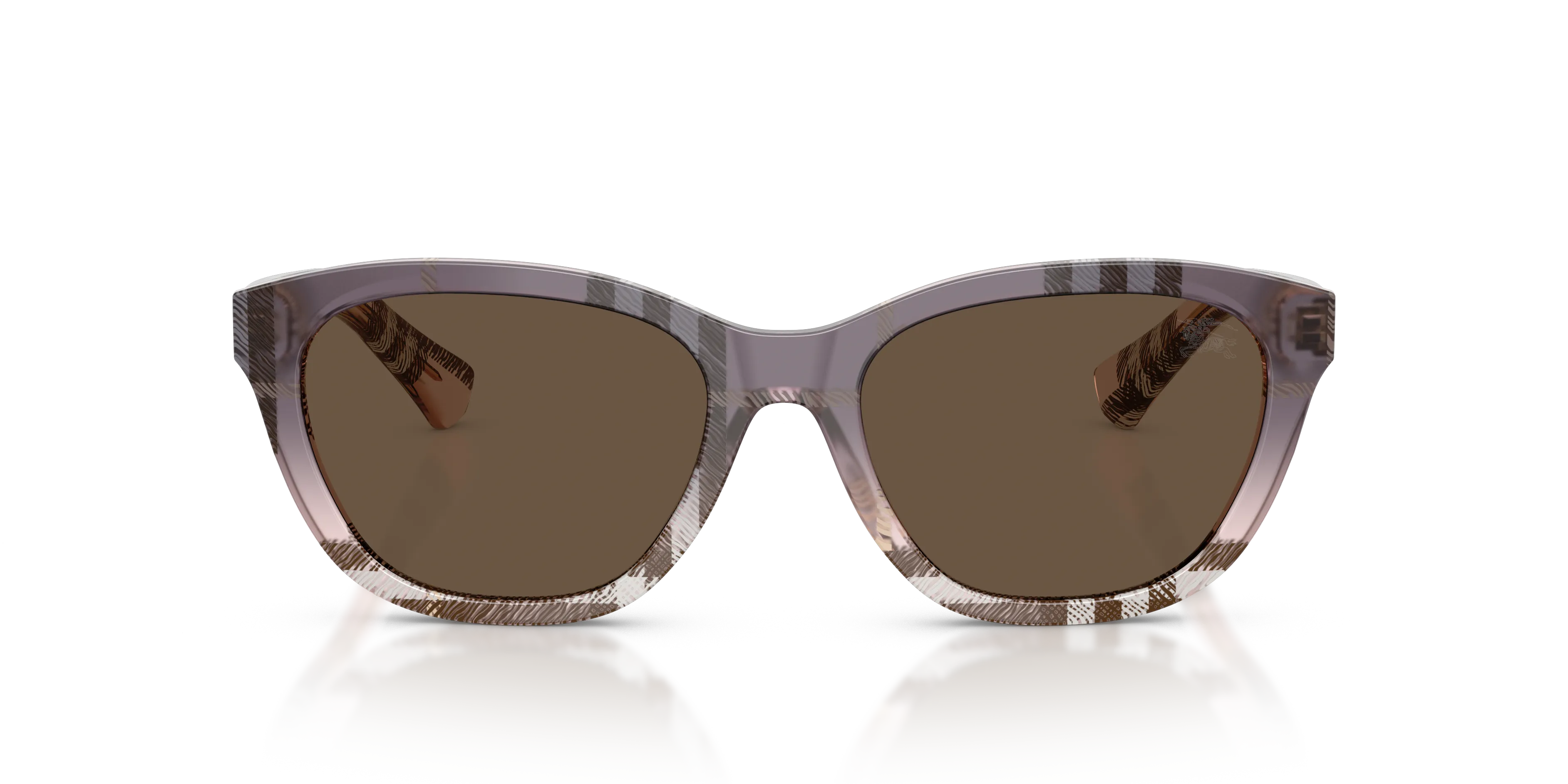 Burberry BE4486 422073 Occhiali da sole Acetato Rosa Marrone Squadrata Normale - immagine 3