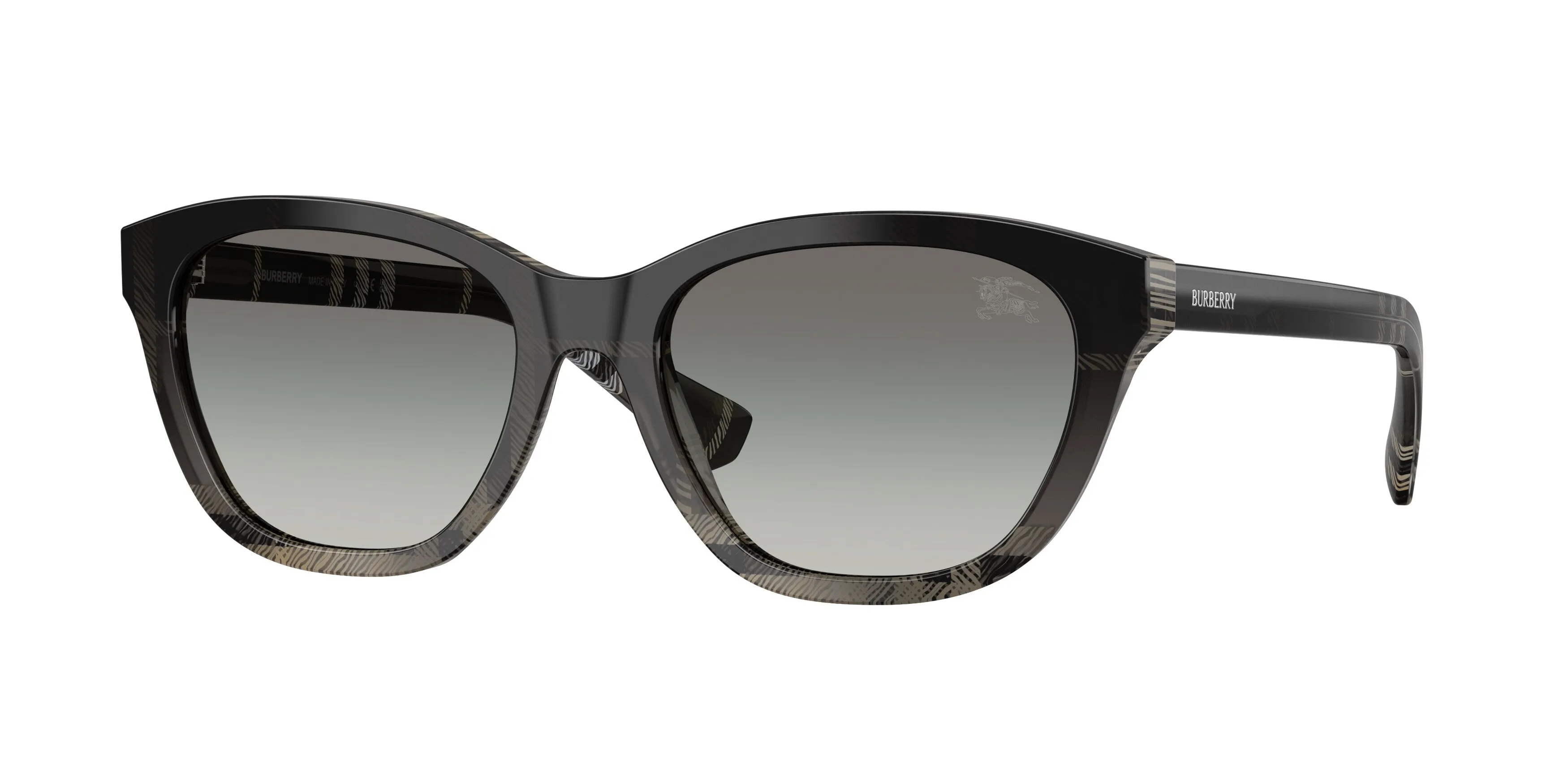 Burberry BE4486 42008G Occhiali da sole Acetato Grigio Grigio Squadrata Normale Sfumato - immagine 1