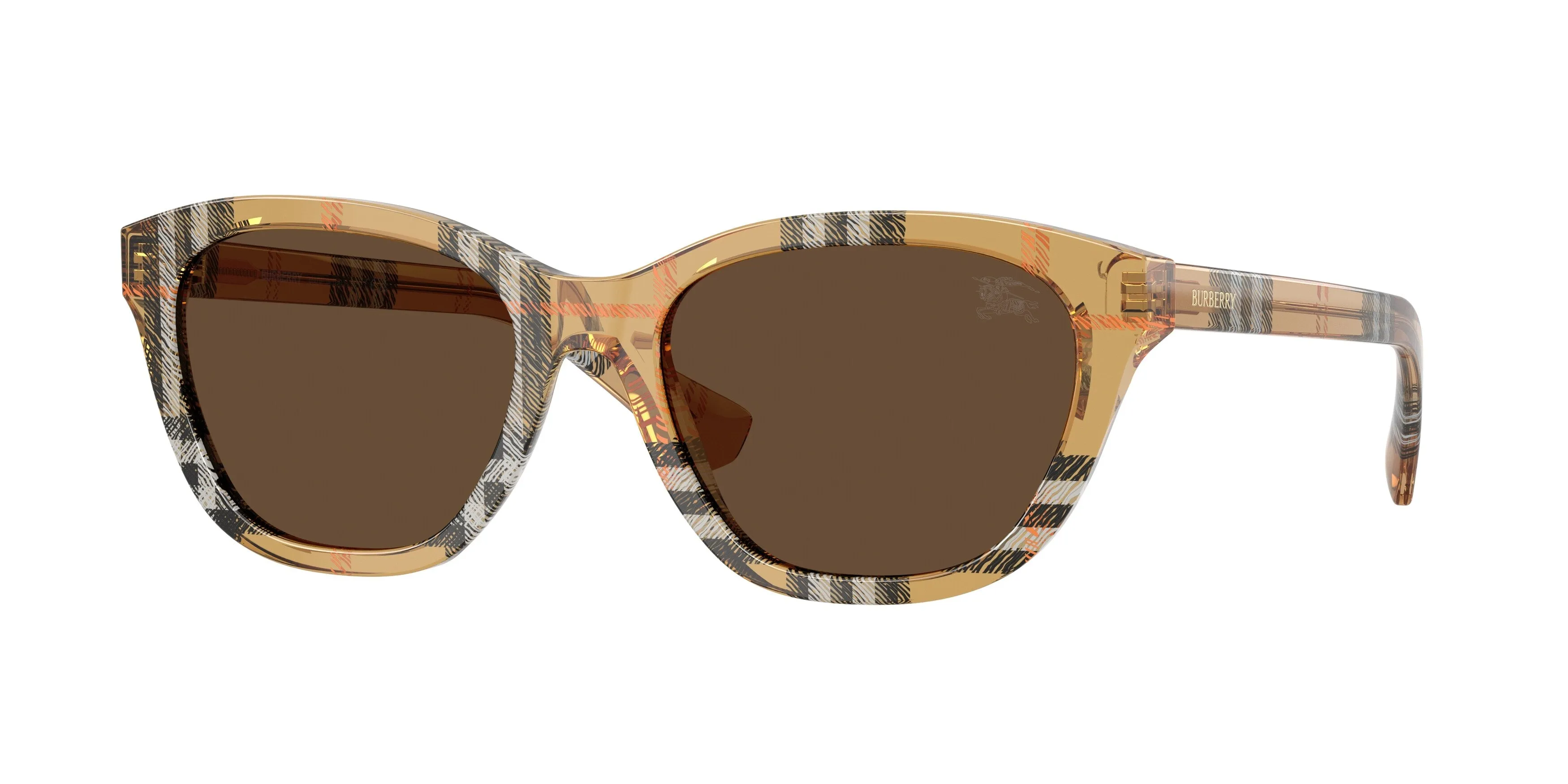 Burberry BE4486 416373 Occhiali da sole Acetato Marrone Marrone Squadrata Normale - immagine 1