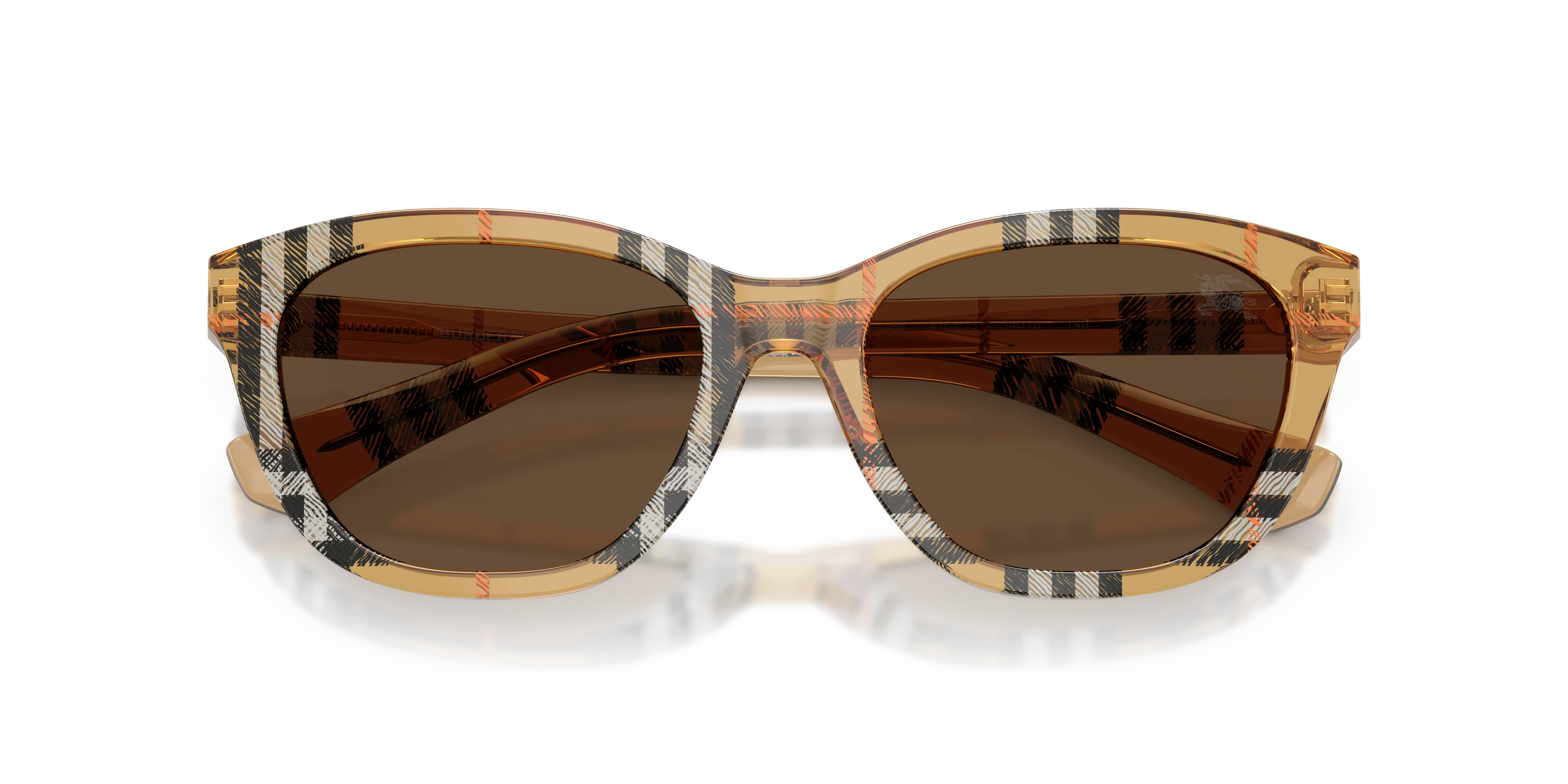 Burberry BE4486 416373 Occhiali da sole Acetato Marrone Marrone Squadrata Normale - immagine 2