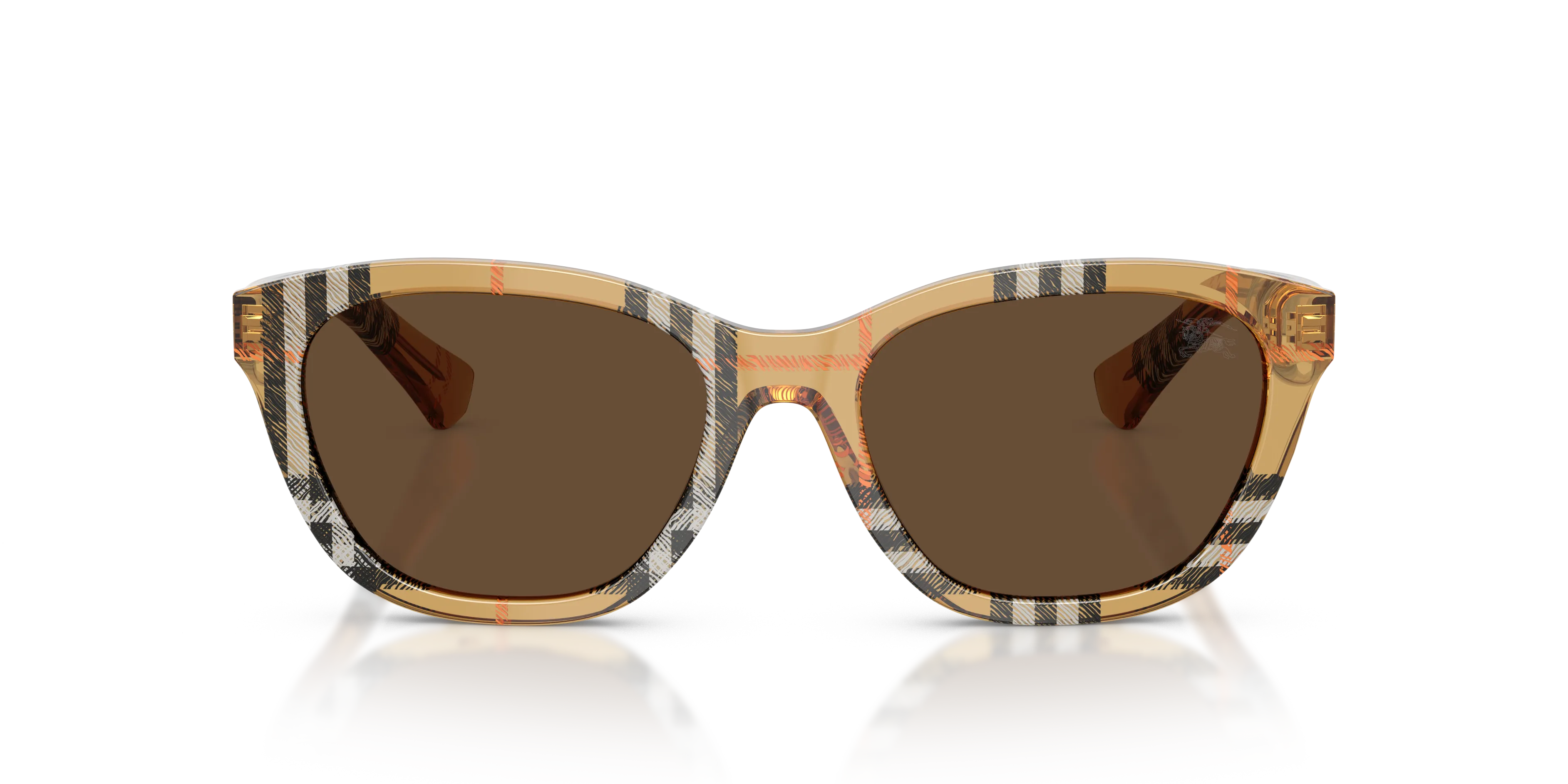 Burberry BE4486 416373 Occhiali da sole Acetato Marrone Marrone Squadrata Normale - immagine 3