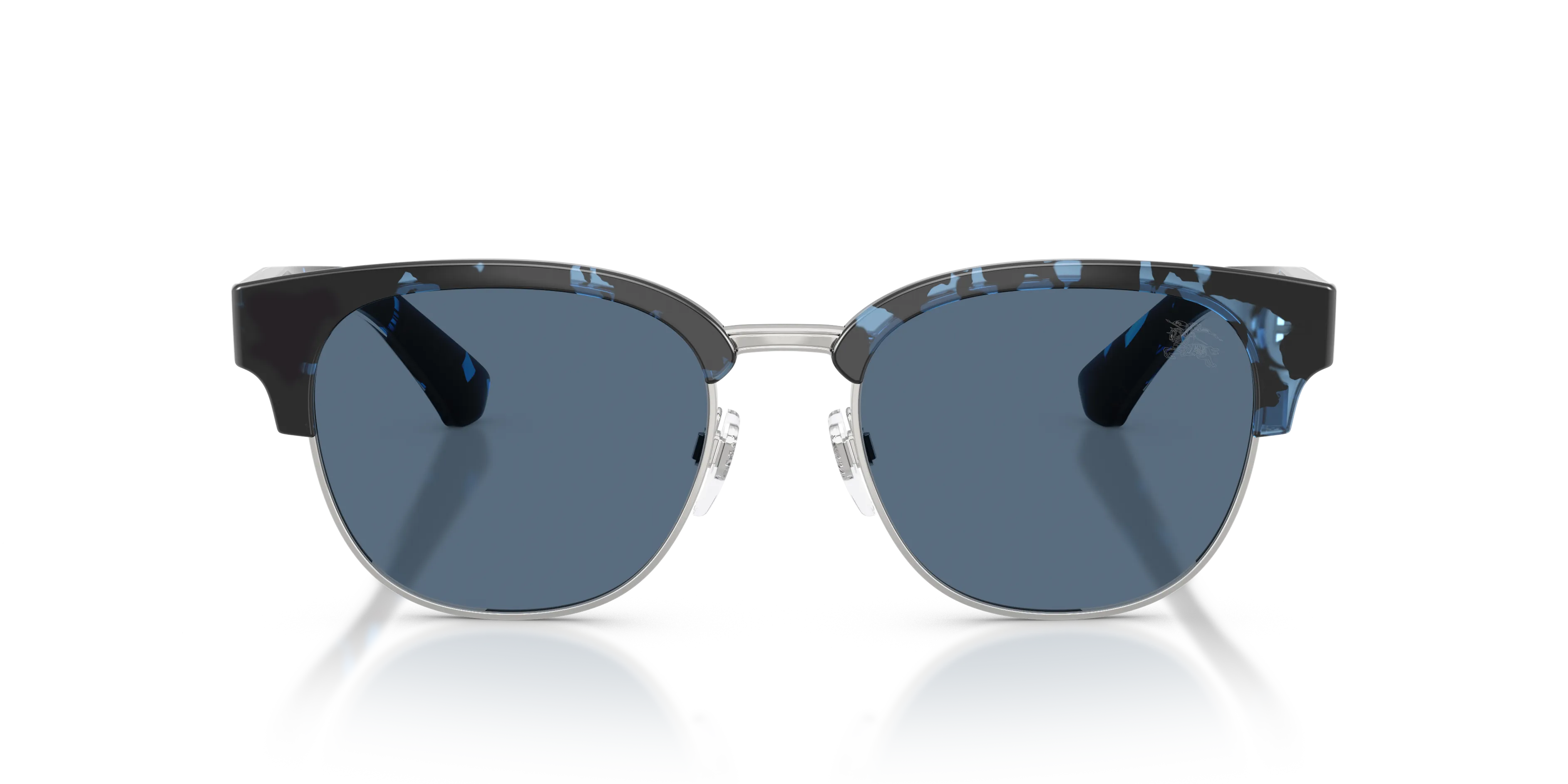 Burberry BE4485 422480 Occhiali da sole Iniettato Blu Blu Rotonda Normale - immagine 3