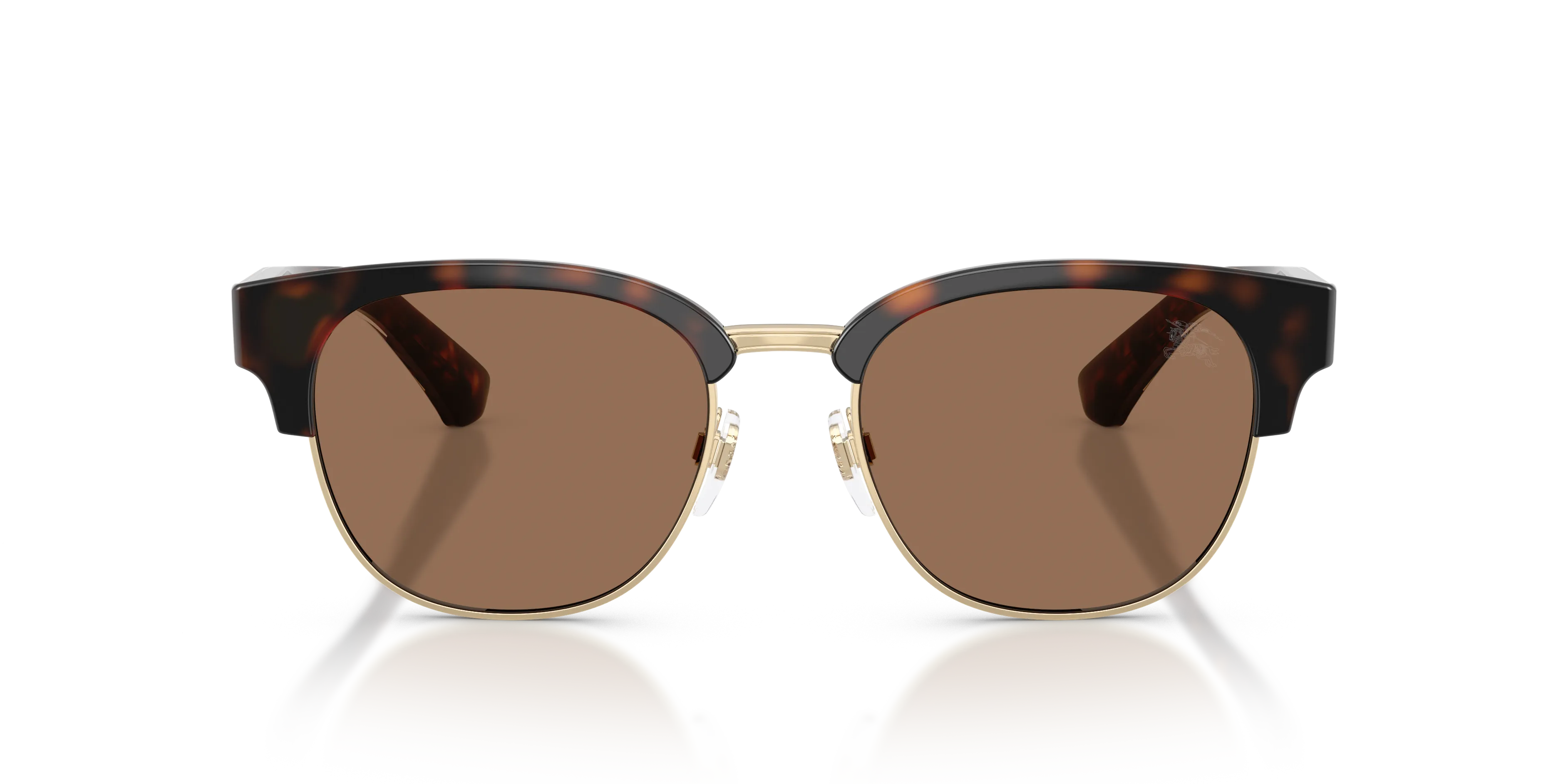 Burberry BE4485 420573 Occhiali da sole Iniettato Marrone Marrone Rotonda Normale - immagine 3