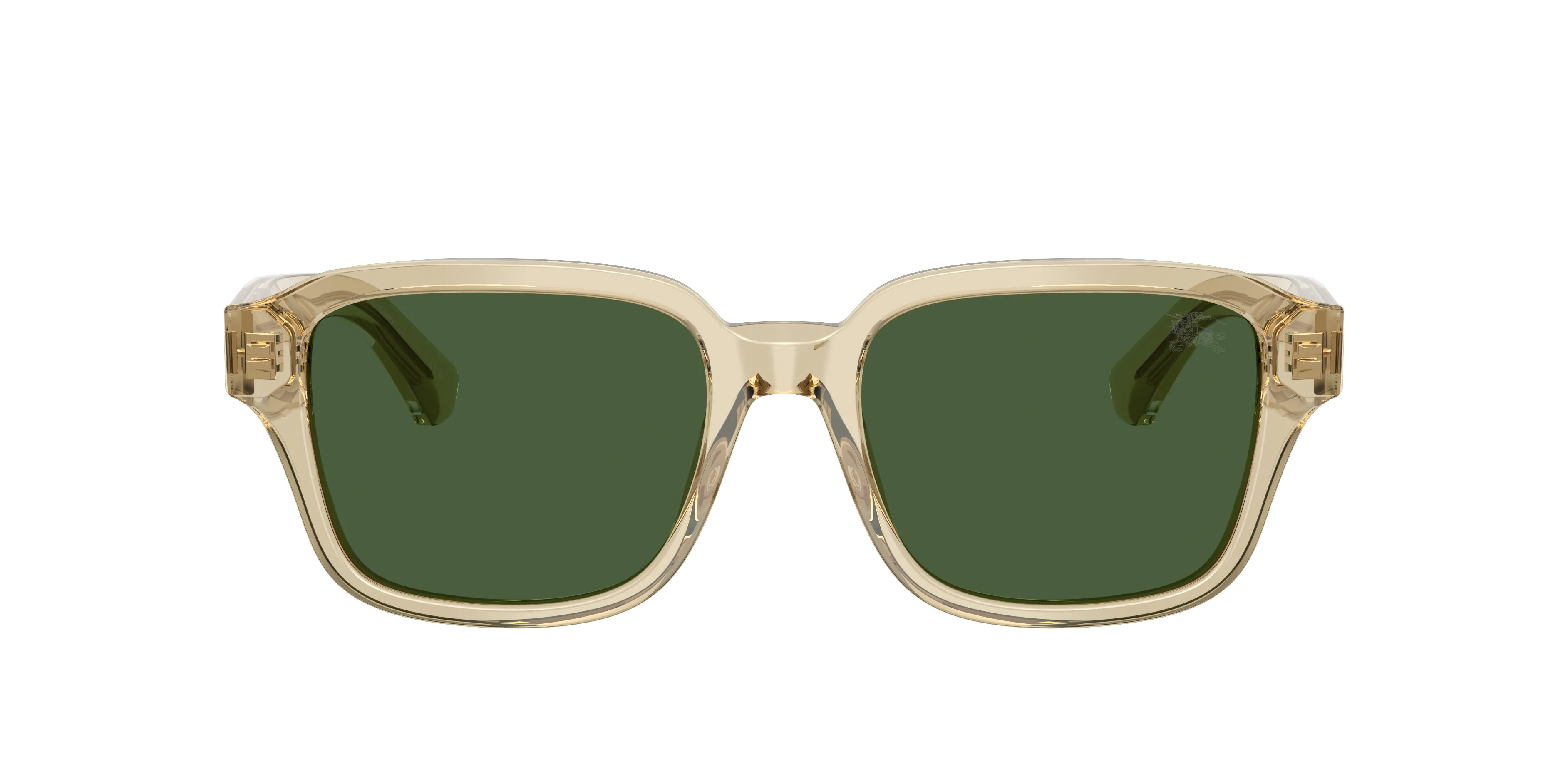 Burberry BE4484 422671 Occhiali da sole Acetato Beige Verde Squadrata Normale - immagine 3