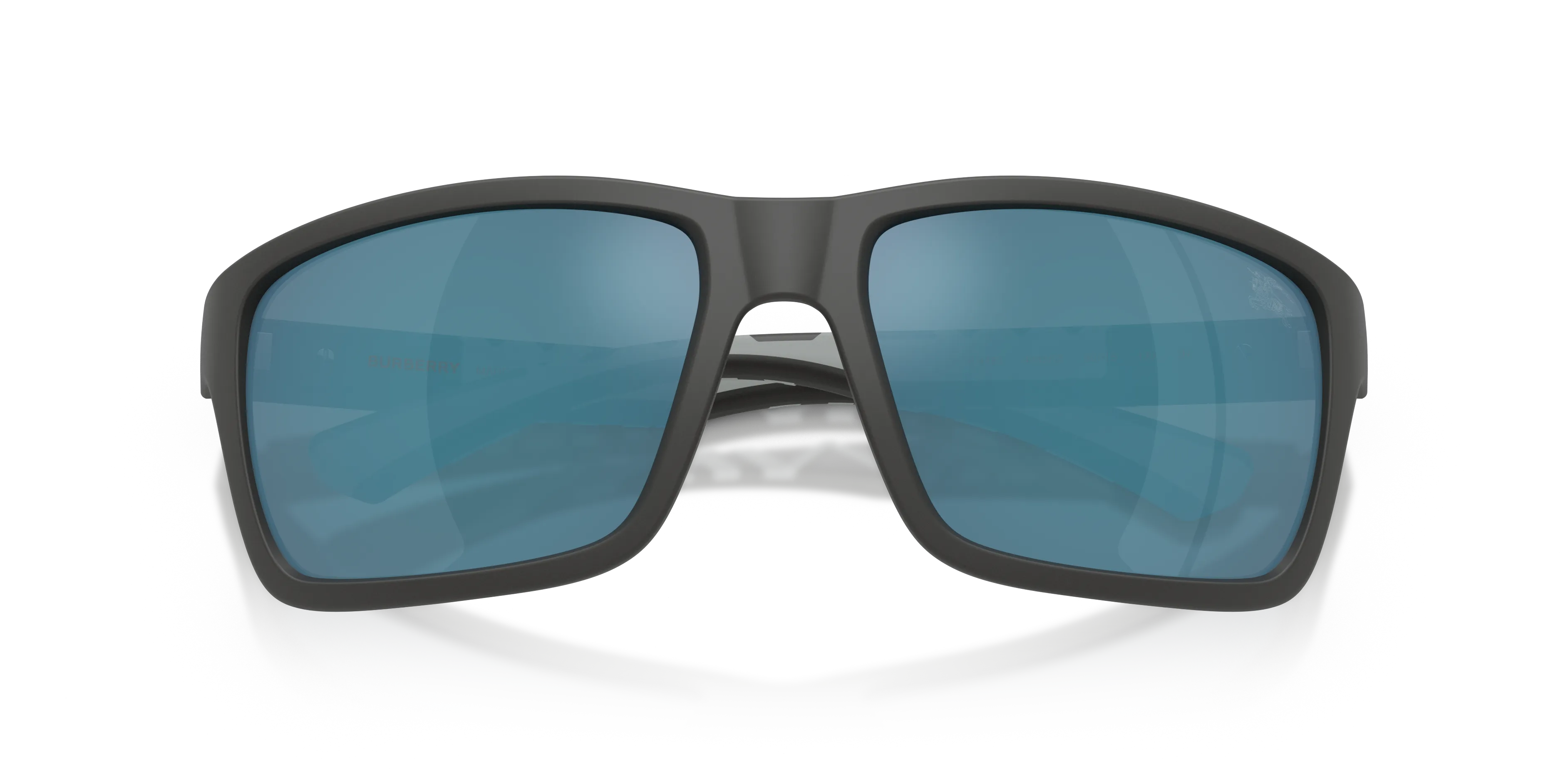 Burberry BE4483 423355 Occhiali da sole Iniettato Grigio Blu Squadrata Normale - immagine 2