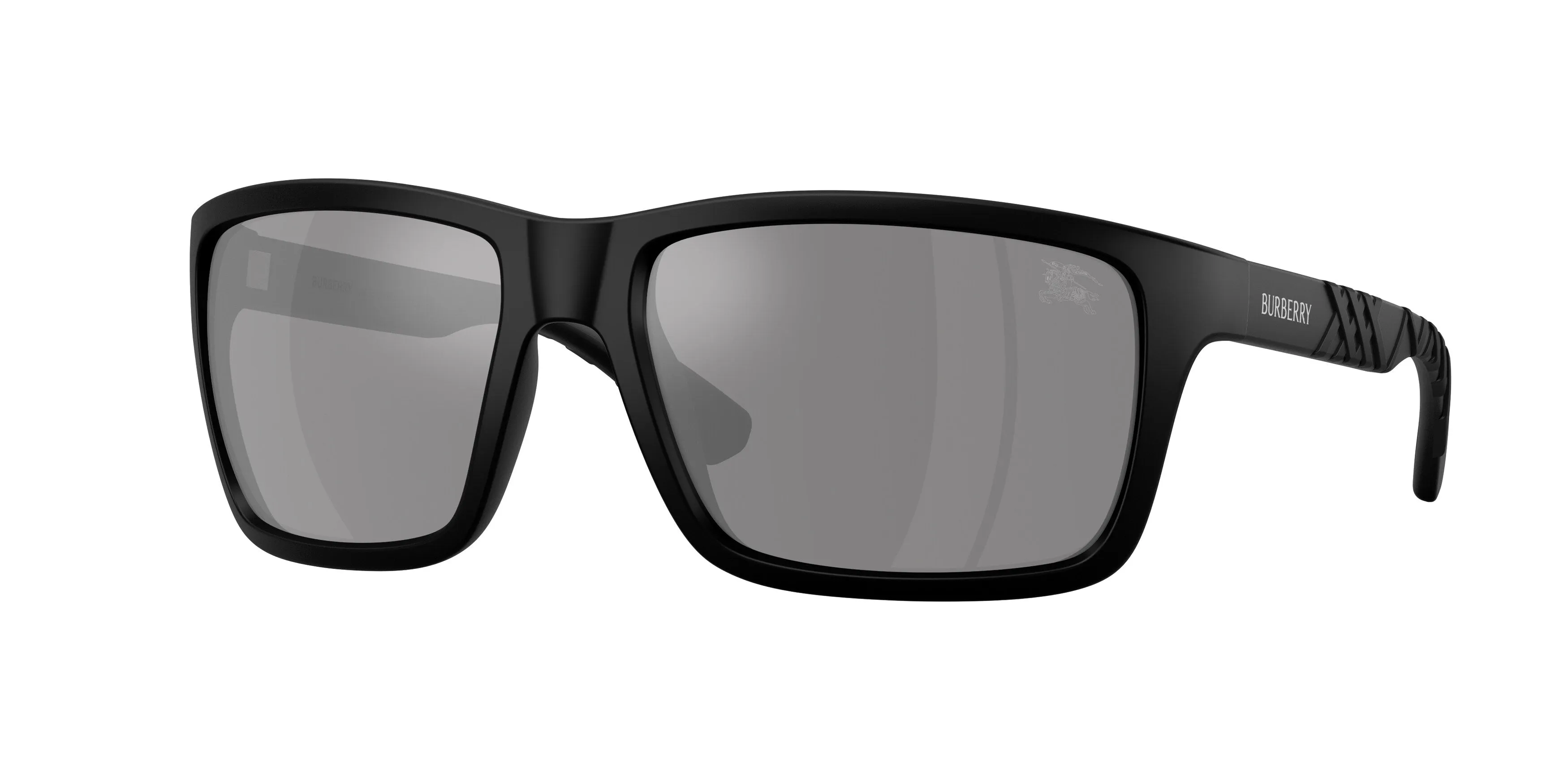 Burberry BE4483 34646G Occhiali da sole Iniettato Nero Grigio Squadrata Normale - immagine 1