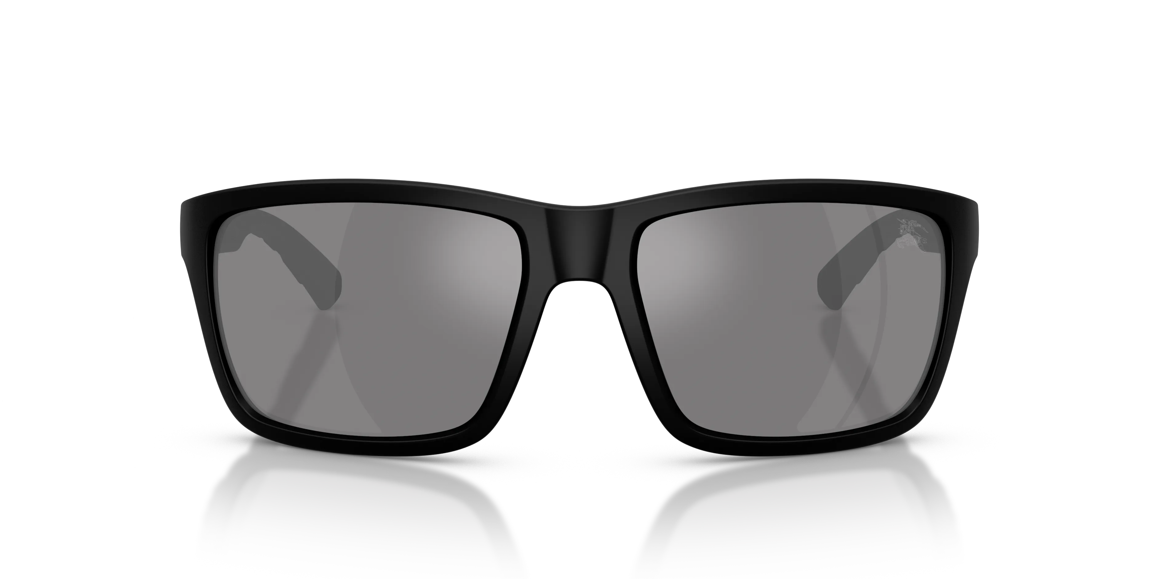 Burberry BE4483 34646G Occhiali da sole Iniettato Nero Grigio Squadrata Normale - immagine 3