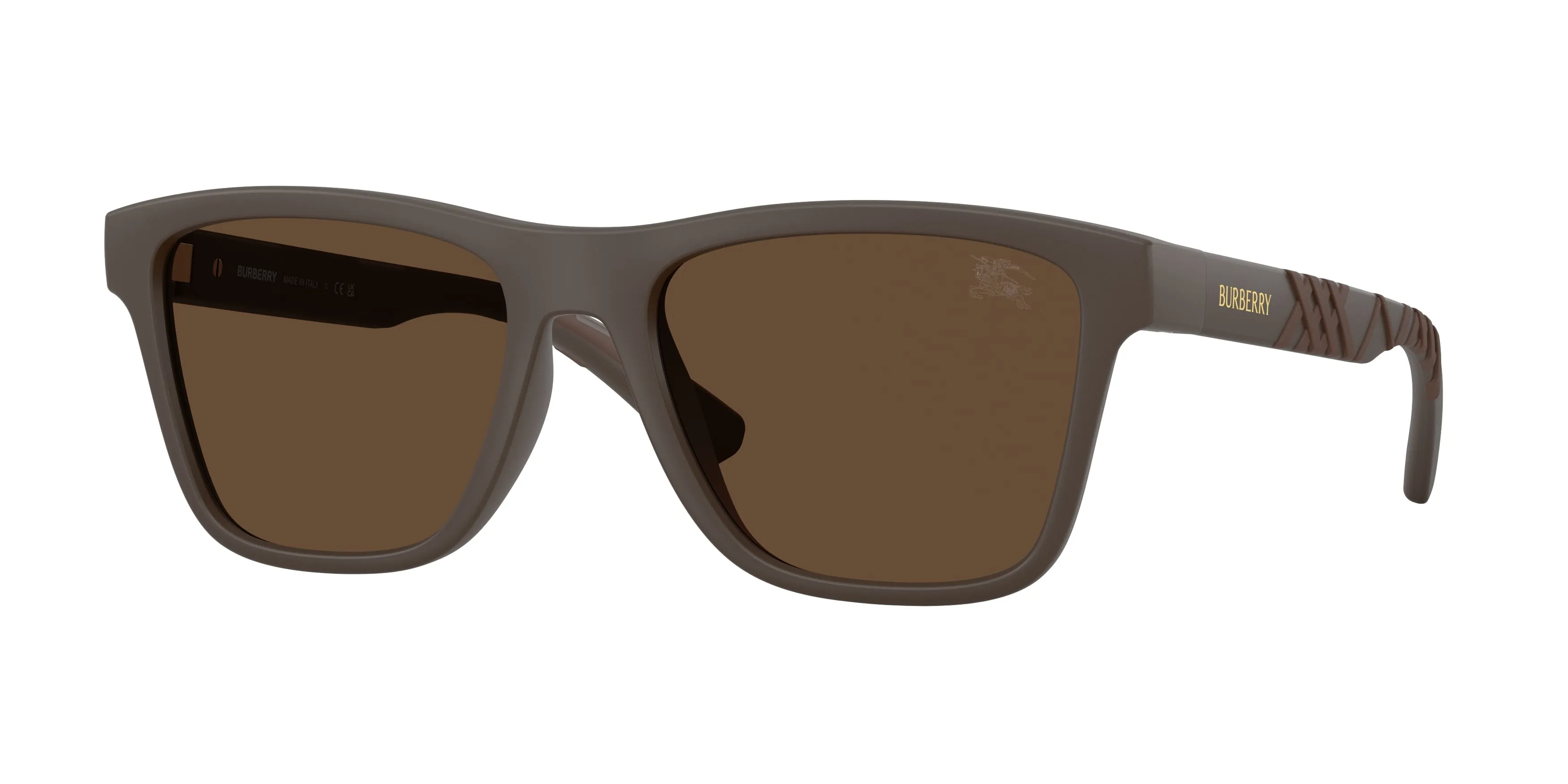 Burberry BE4482U 423473 Occhiali da sole Iniettato Marrone Marrone Squadrata Normale - immagine 1