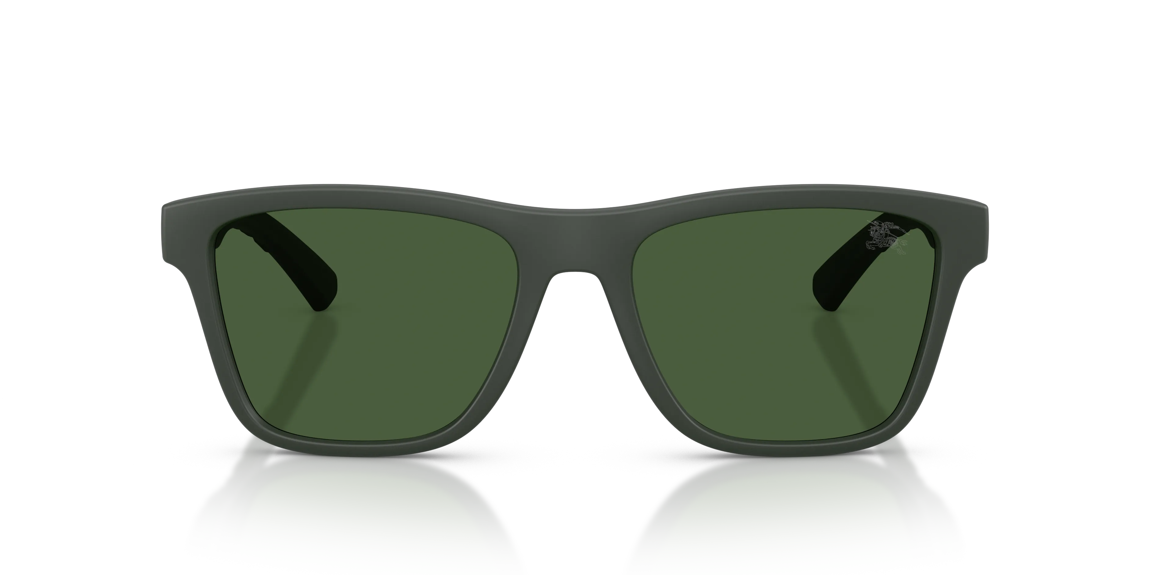 Burberry BE4482U 423271 Occhiali da sole Iniettato Verde Verde Squadrata Normale - immagine 3