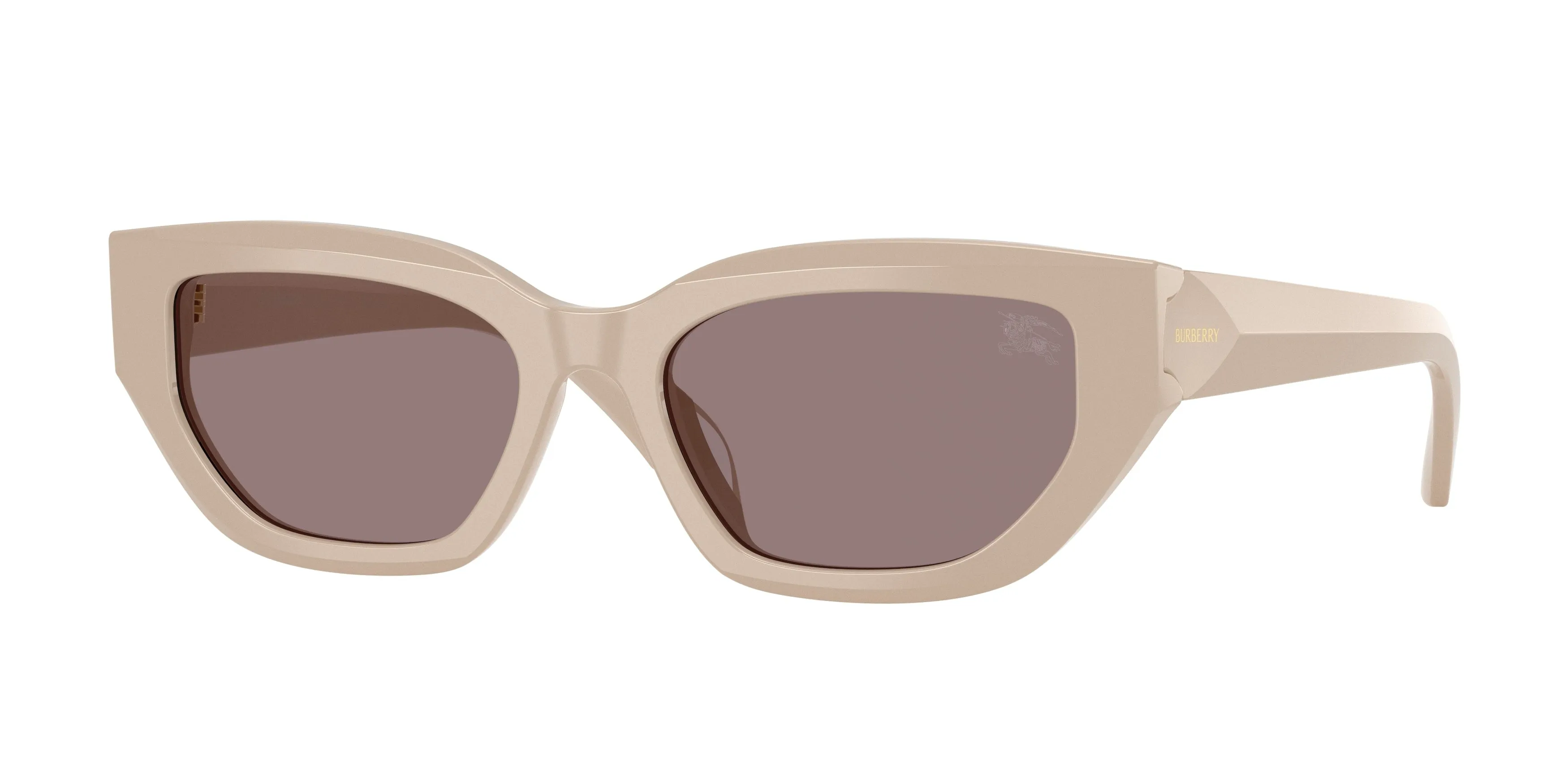 Burberry BE4463D 42447N Occhiali da sole Acetato Beige Viola Cat Eye Normale - immagine 1