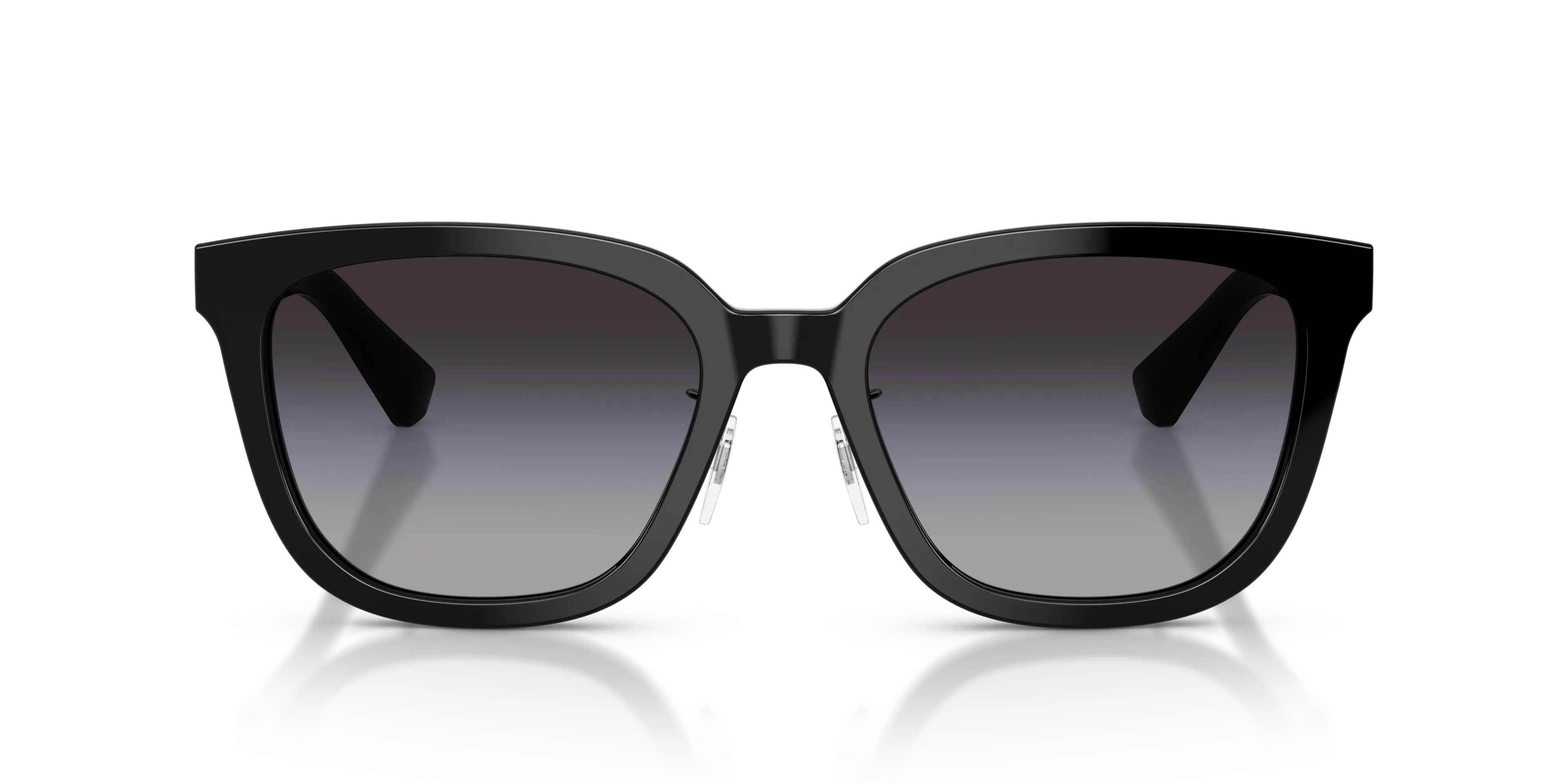 Burberry BE4446D 30018G Occhiali da sole Acetato Nero Grigio Squadrata Normale Sfumato - immagine 3
