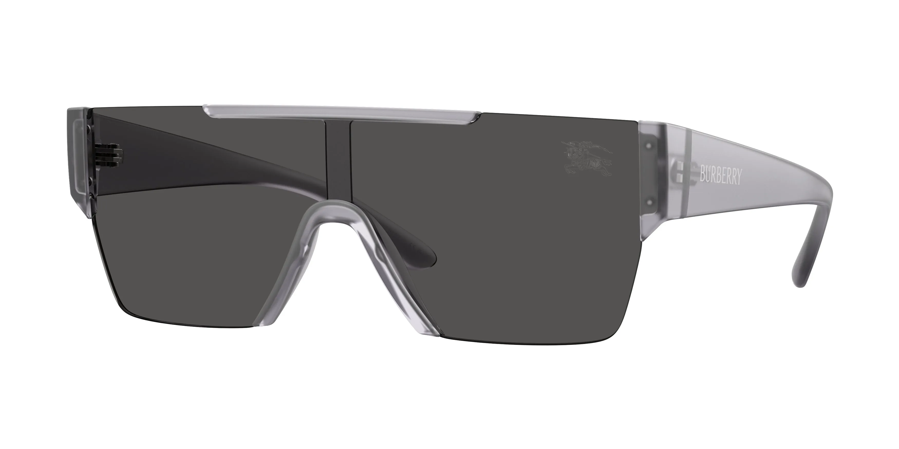 Burberry BE4291 421387 Occhiali da sole Nylon Grigio Grigio Squadrata Normale - immagine 1