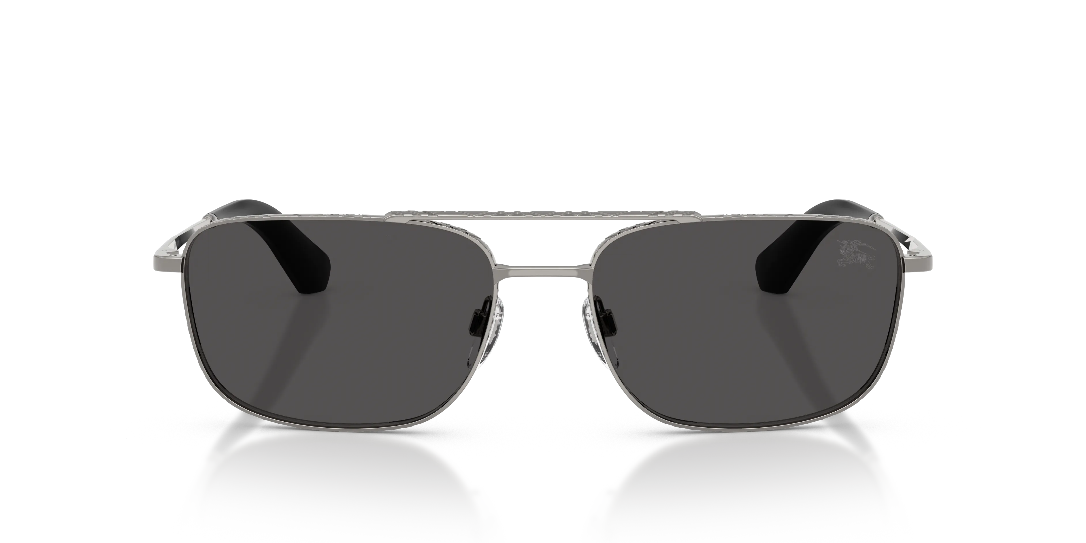 Burberry BE3170 100387 Occhiali da sole Metallo Grigio Grigio Pilot Normale - immagine 3