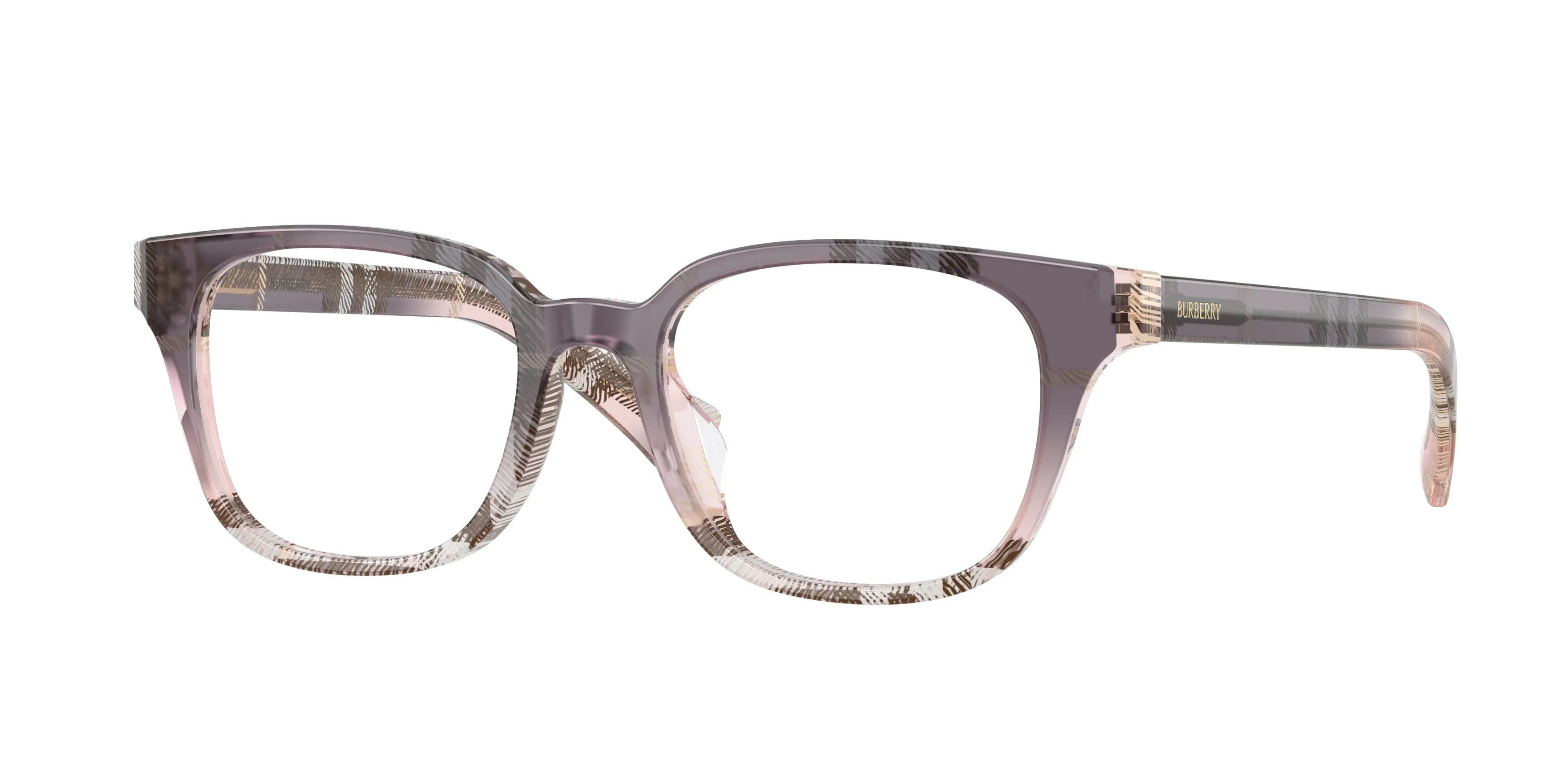 Burberry BE2462D 4220 Montature da vista Acetato Rosa Trasparente Squadrata Normale - immagine 1