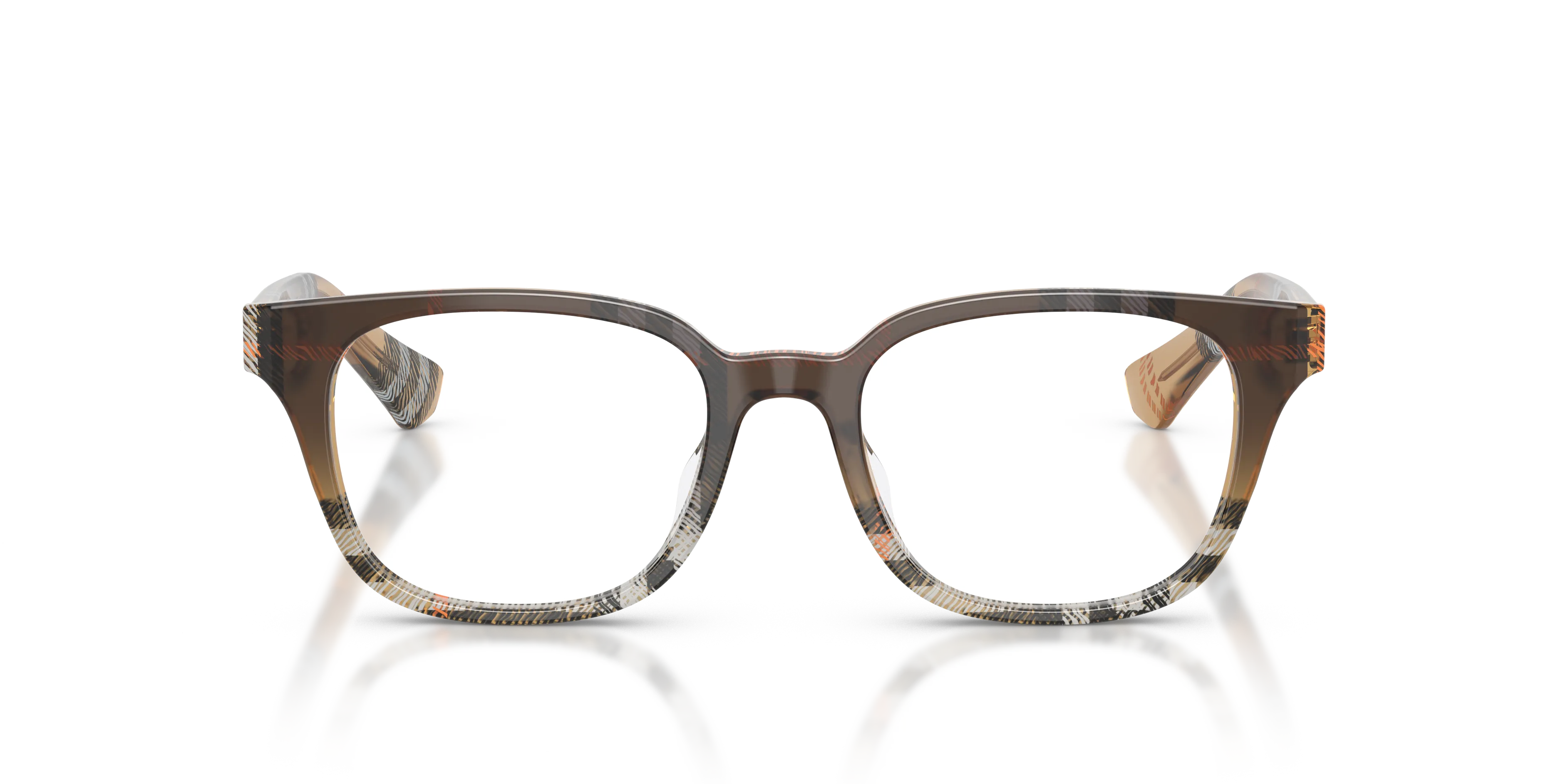 Burberry BE2462D 4202 Montature da vista Acetato Marrone Trasparente Squadrata Normale - immagine 3